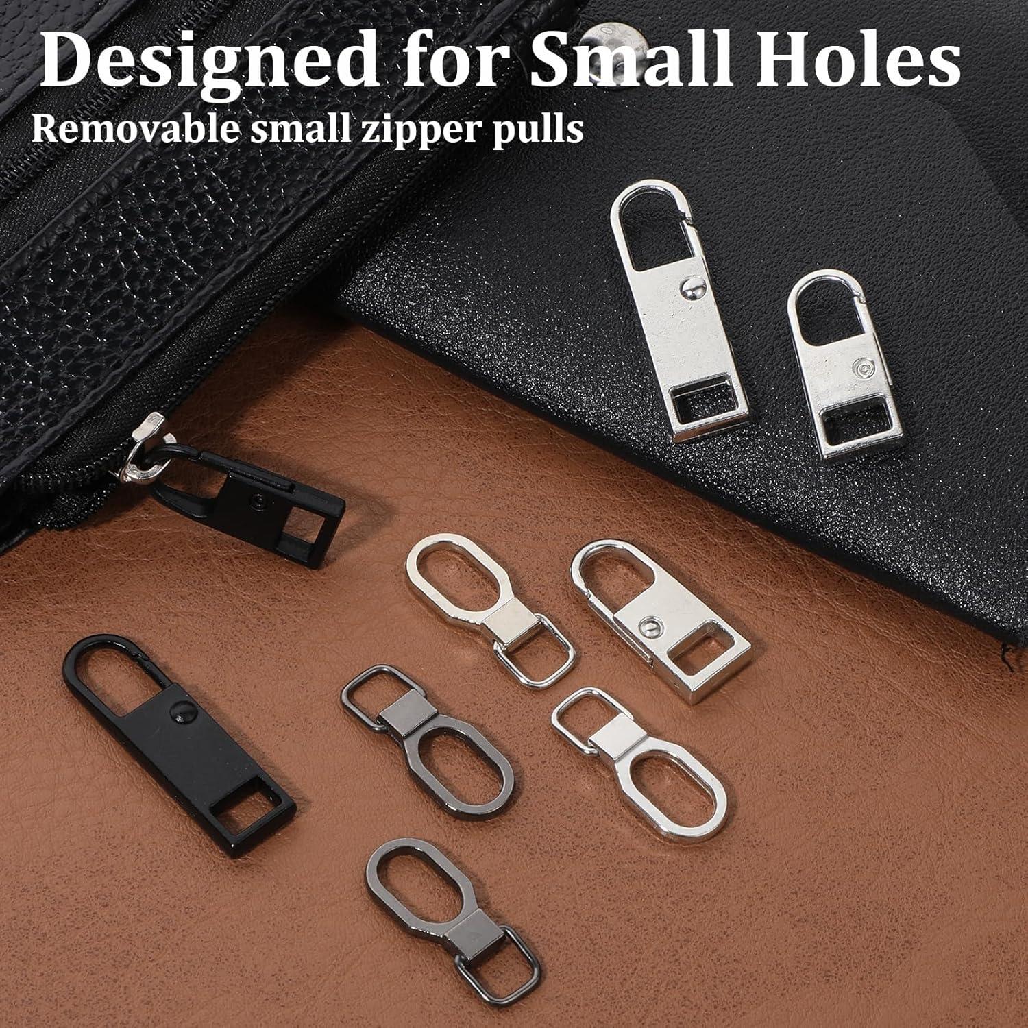 Kit de 32 Tiradores de Cremallera Universal QfwdfcTrenz - Metal y Plástico