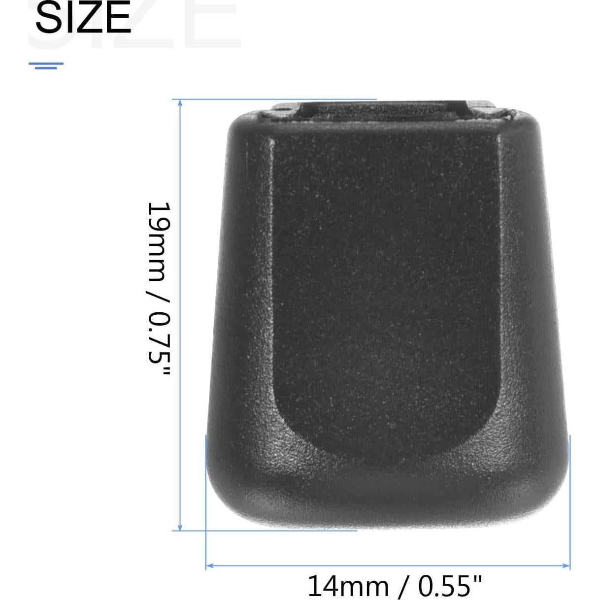 Clip de Cremallera Plastico Metallixity 15pcs Negro