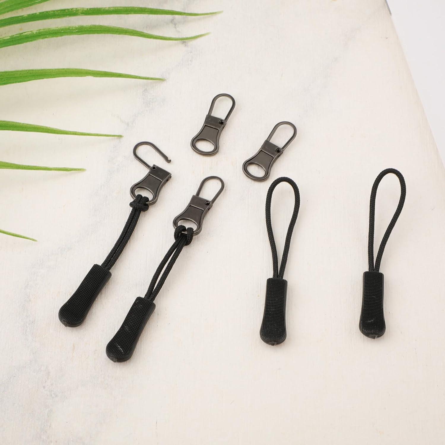 8 Piezas Tiradores de Cremallera Desmontables NQEUEPN 27x10mm