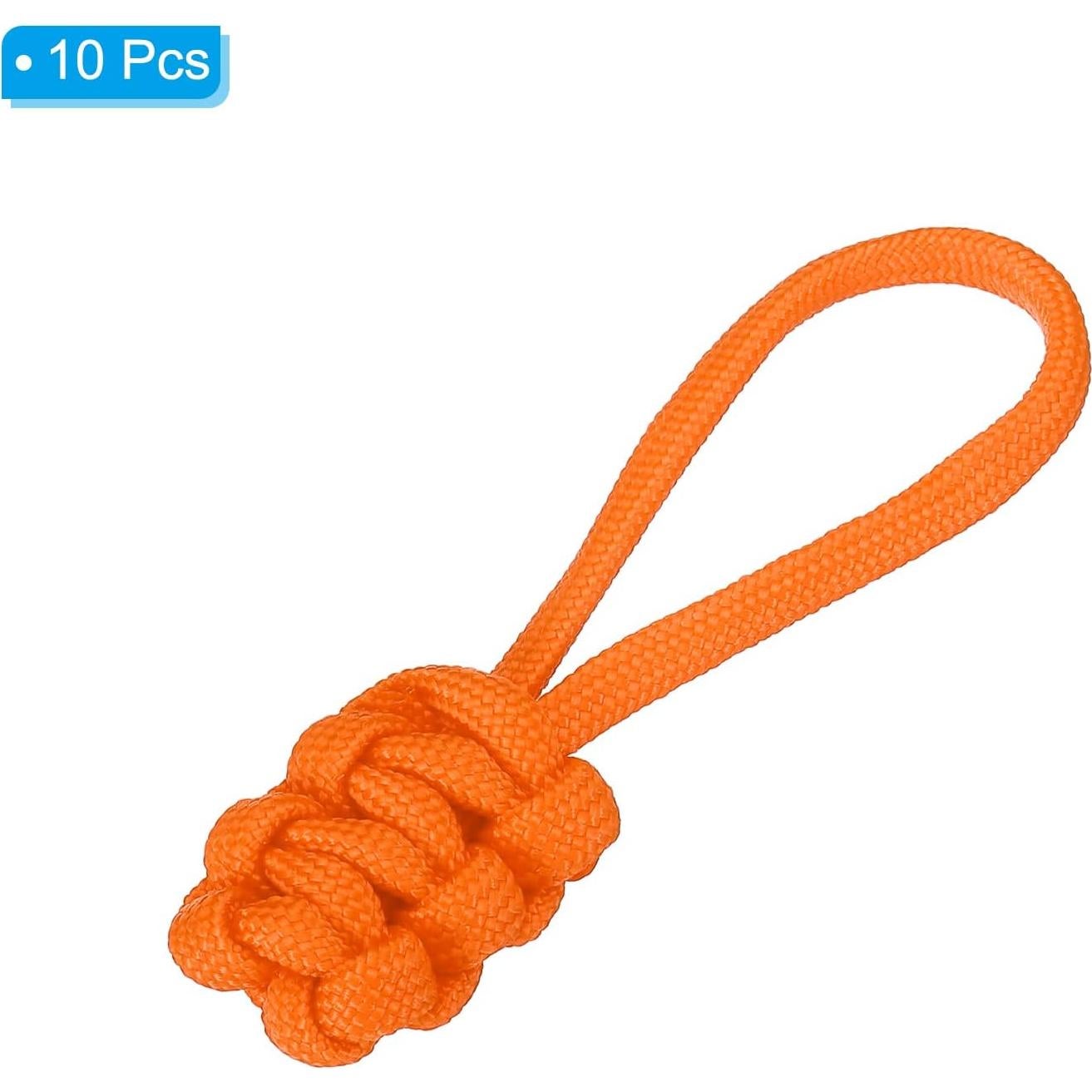 Tiradores de Cremallera PATIKIL Naranja - Paquete de 10 Unidades