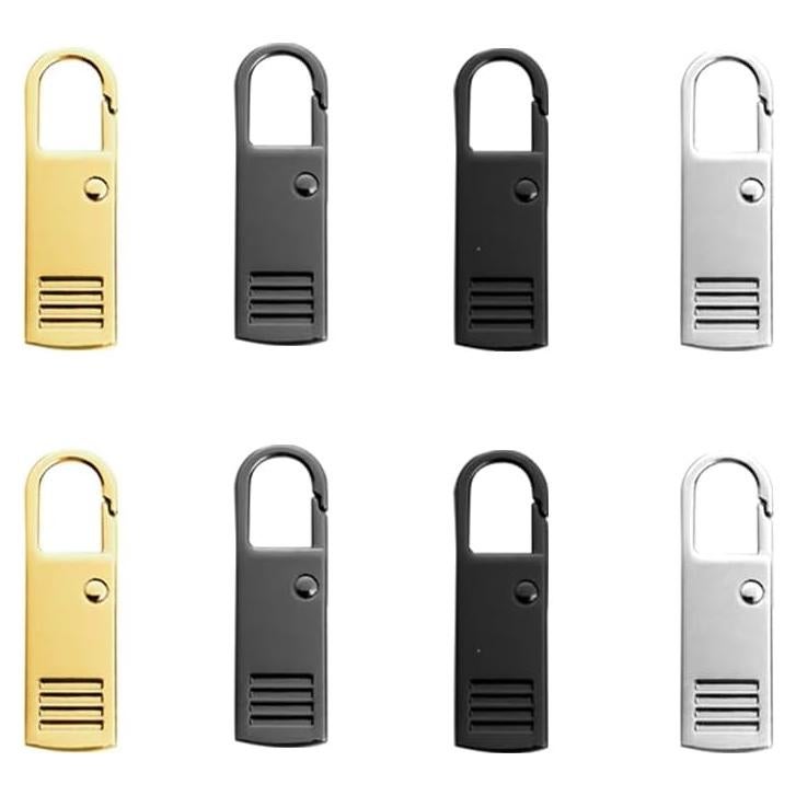 Tiradores de Cremallera Urmspst 8 PCS Desmontables 4 Colores