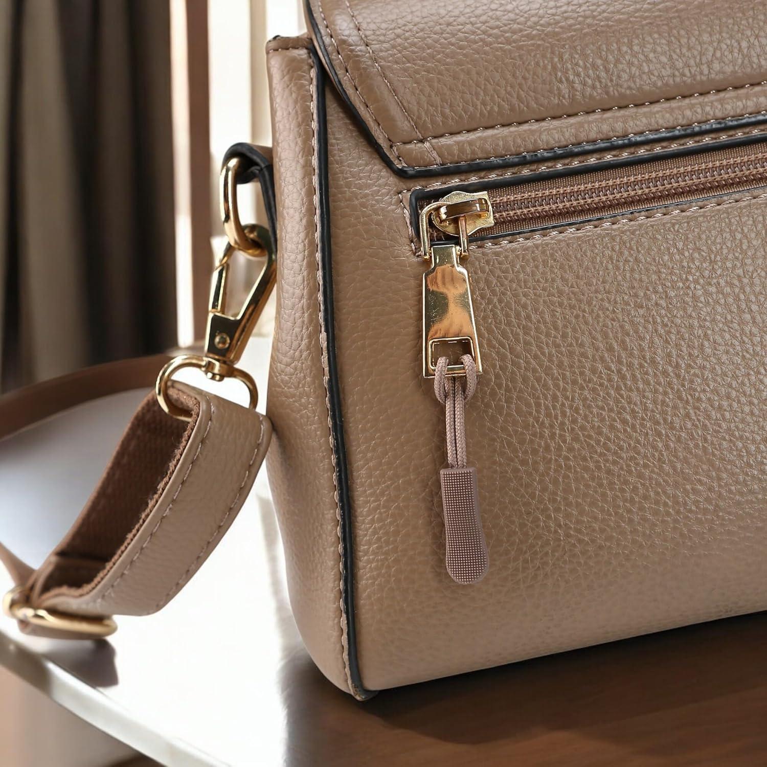 10 Tiradores de Cremallera Beige Badong - Cuerda de Nylon 65mm