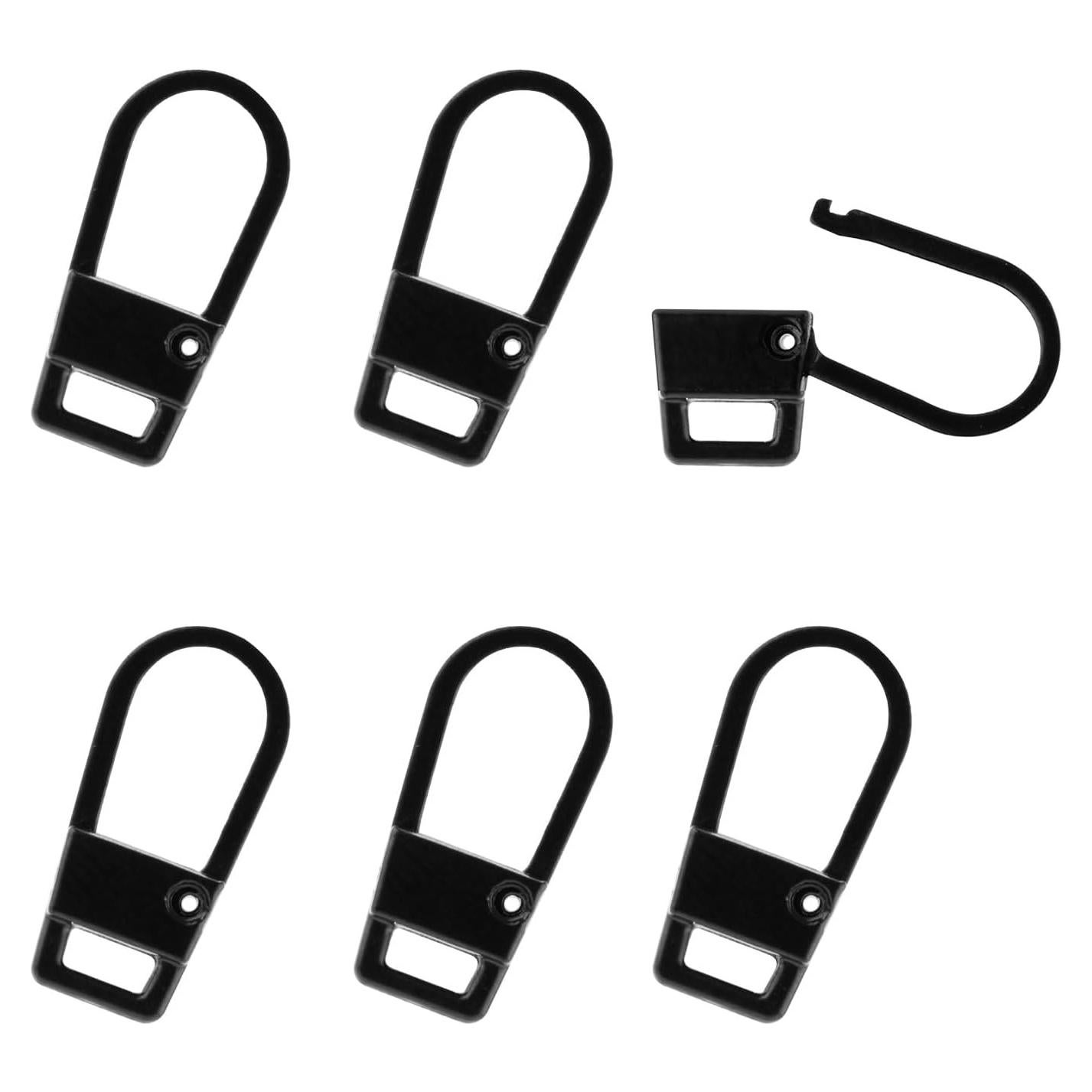 Kit de 4 Tiradores de Cremallera Desmontables Gosknor - Metal Negro