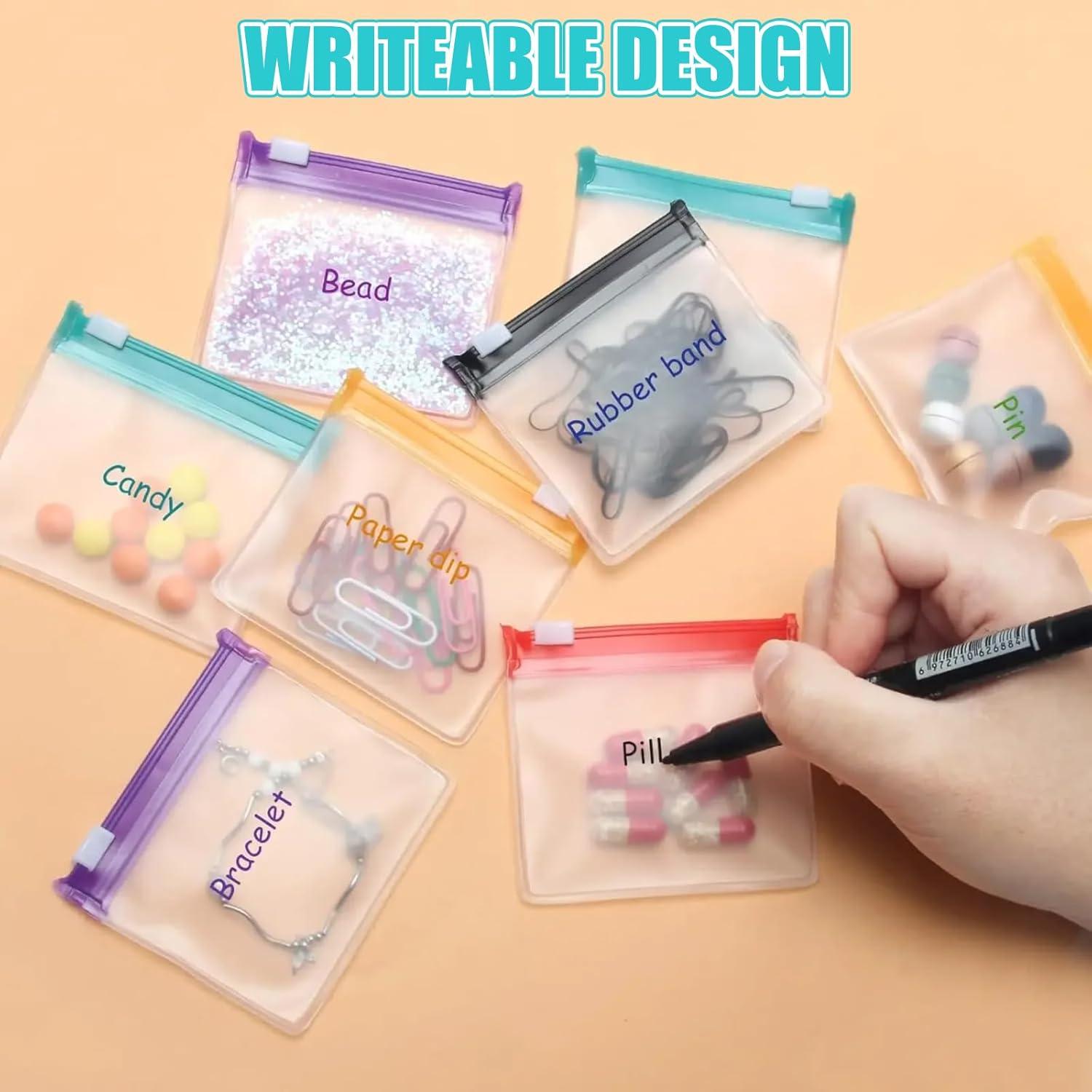 24 Bolsas de Píldoras WER78 con Bloqueo Deslizante - Organizador de Viaje