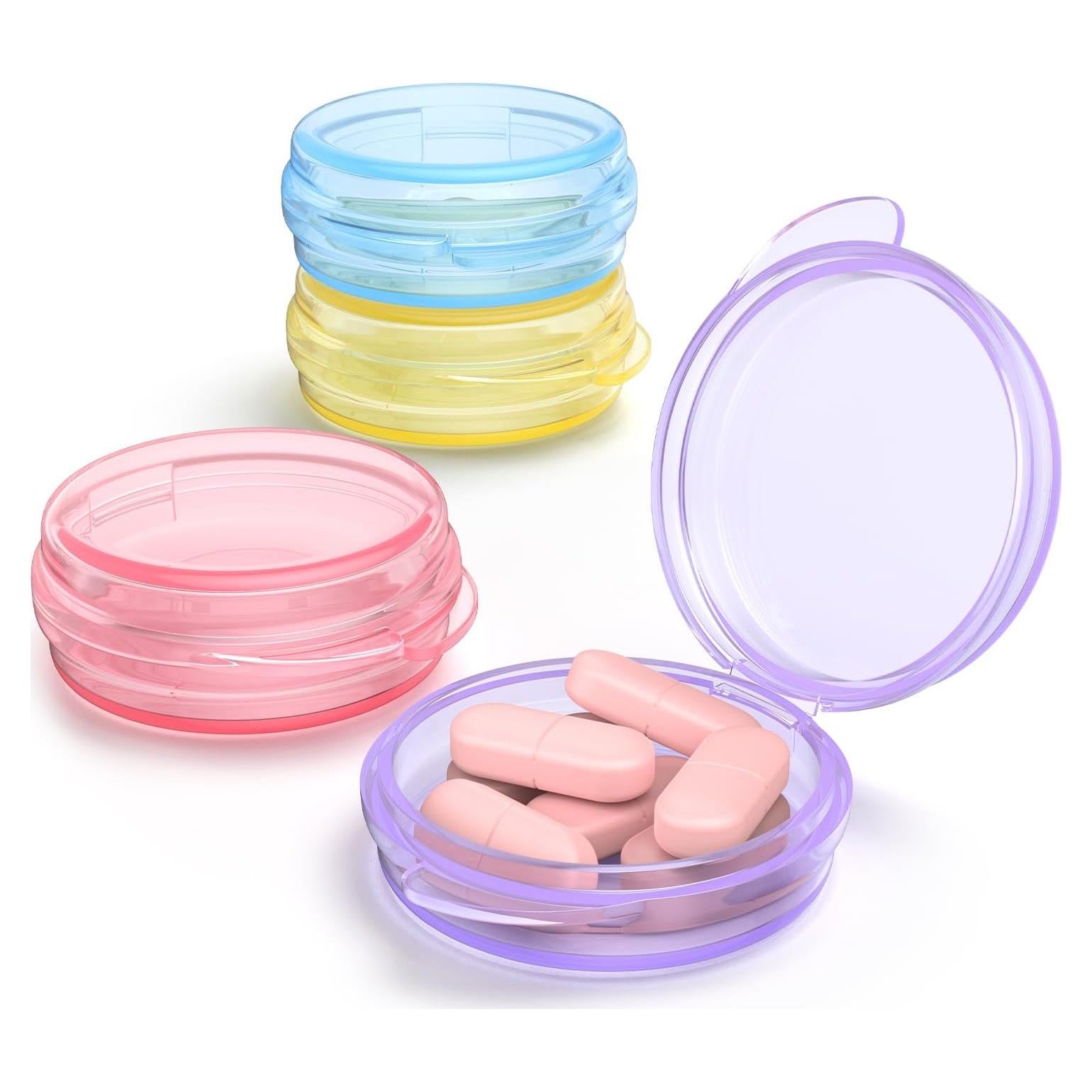 Estuche Organizador de Pastillas Urekt 4 Piezas Portátil