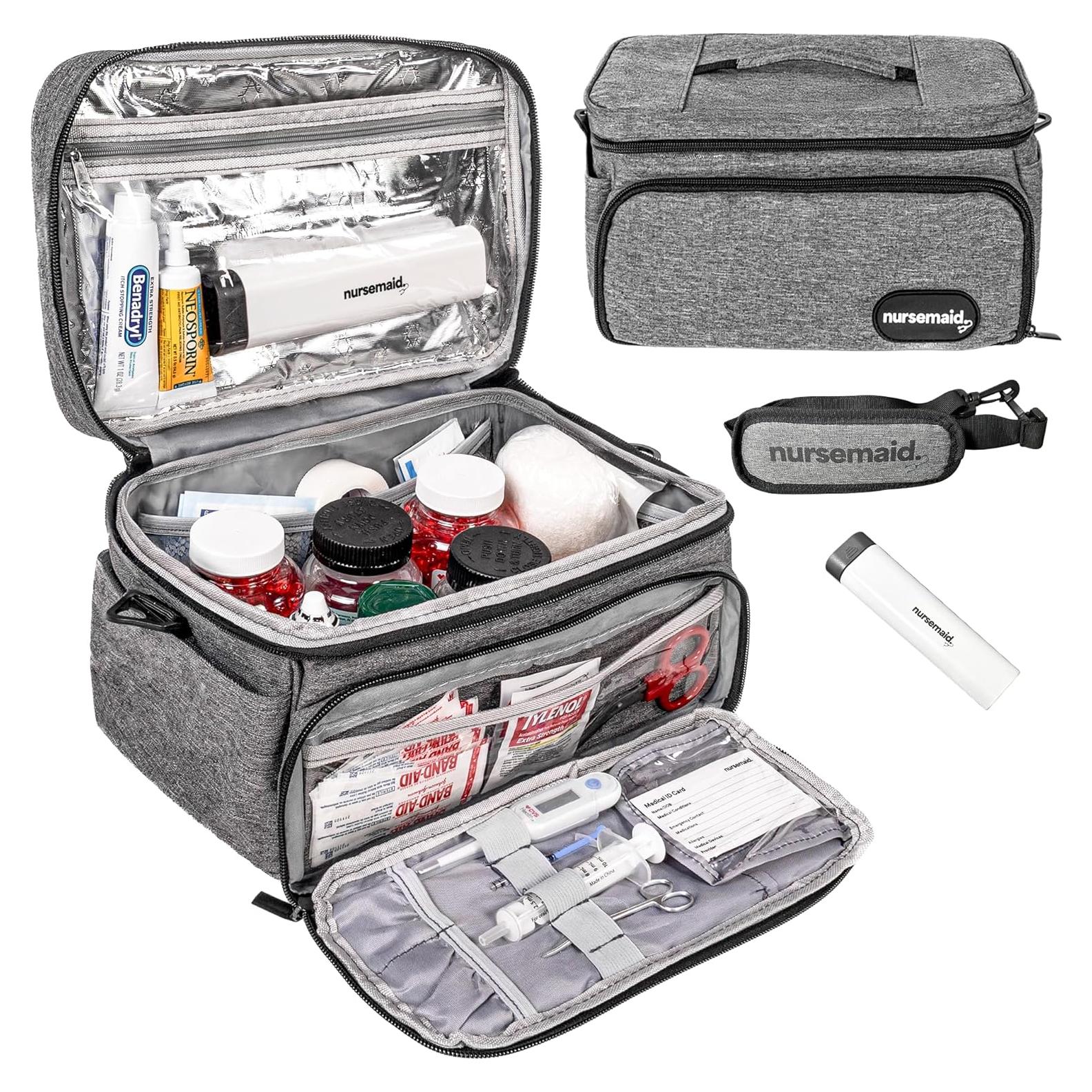 Bolsa de Medicamentos Nursemaid con Organizador y Control T°