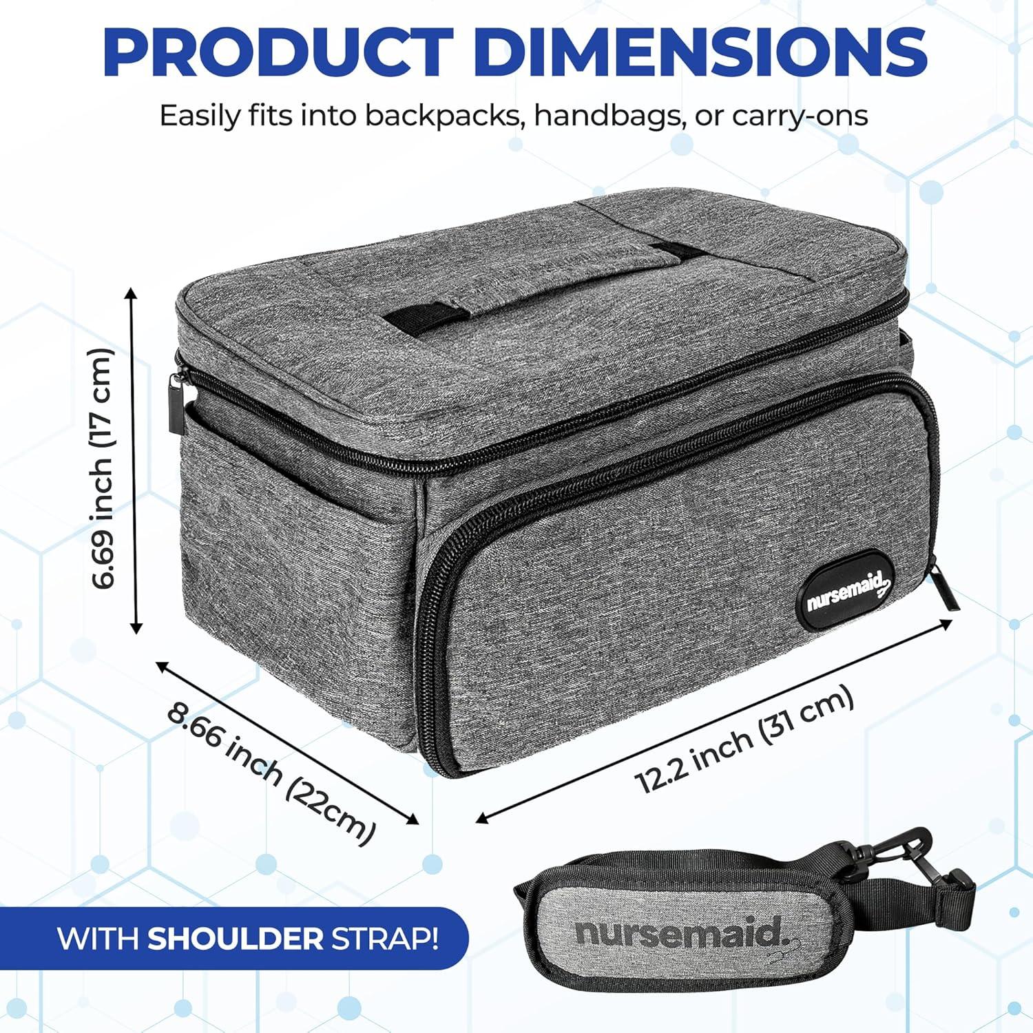 Bolsa de Medicamentos Nursemaid con Organizador y Control T°