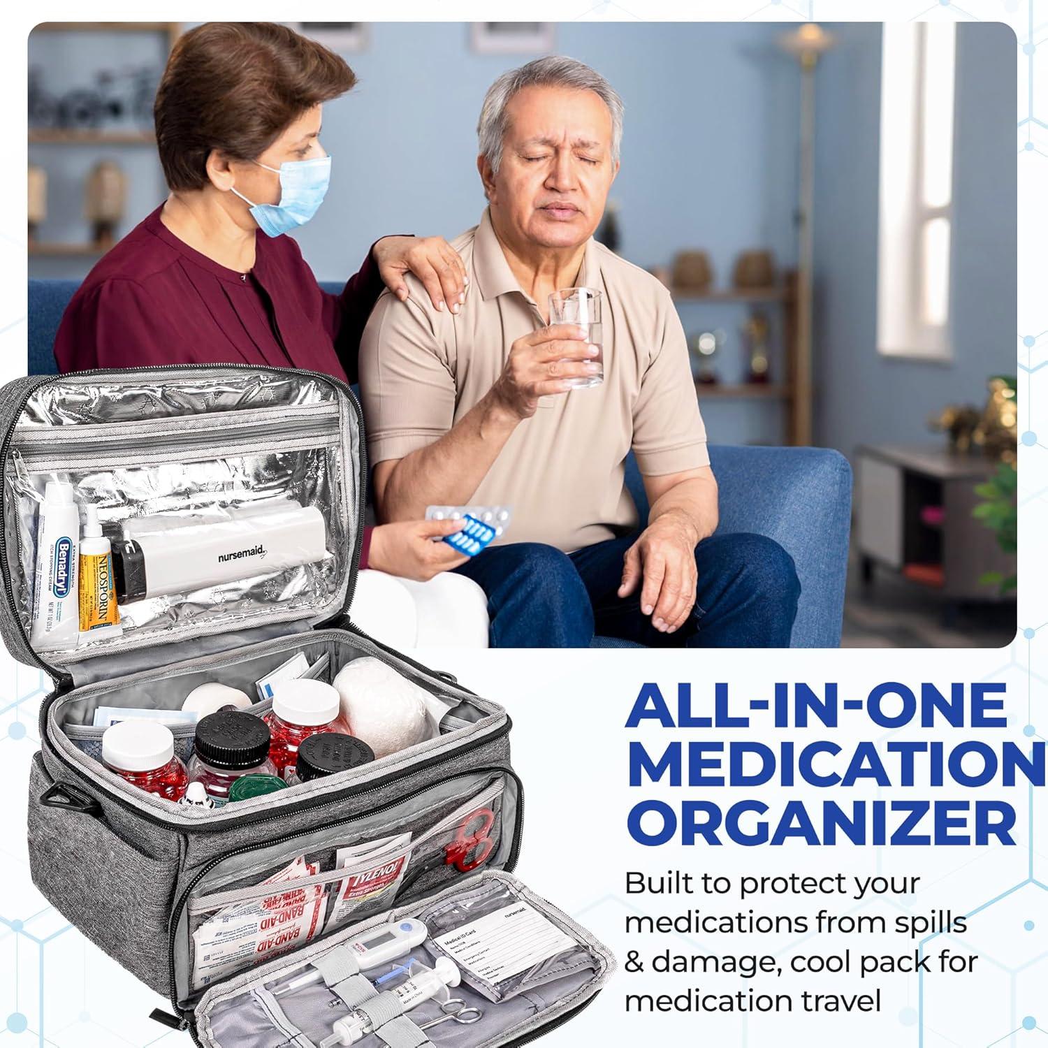 Bolsa de Medicamentos Nursemaid con Organizador y Control T°