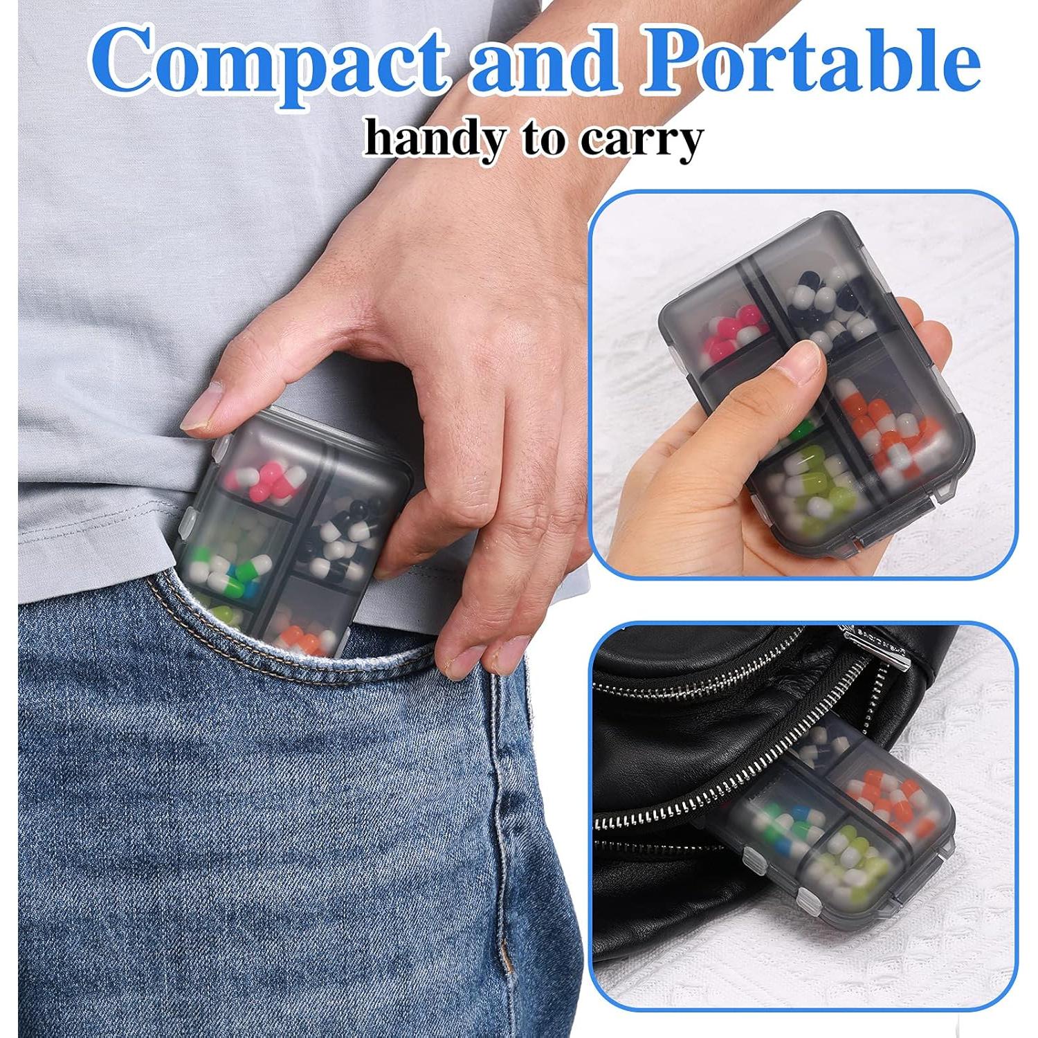 Organizador de Pastillas Semanal Patelai - 4 Piezas Portátil