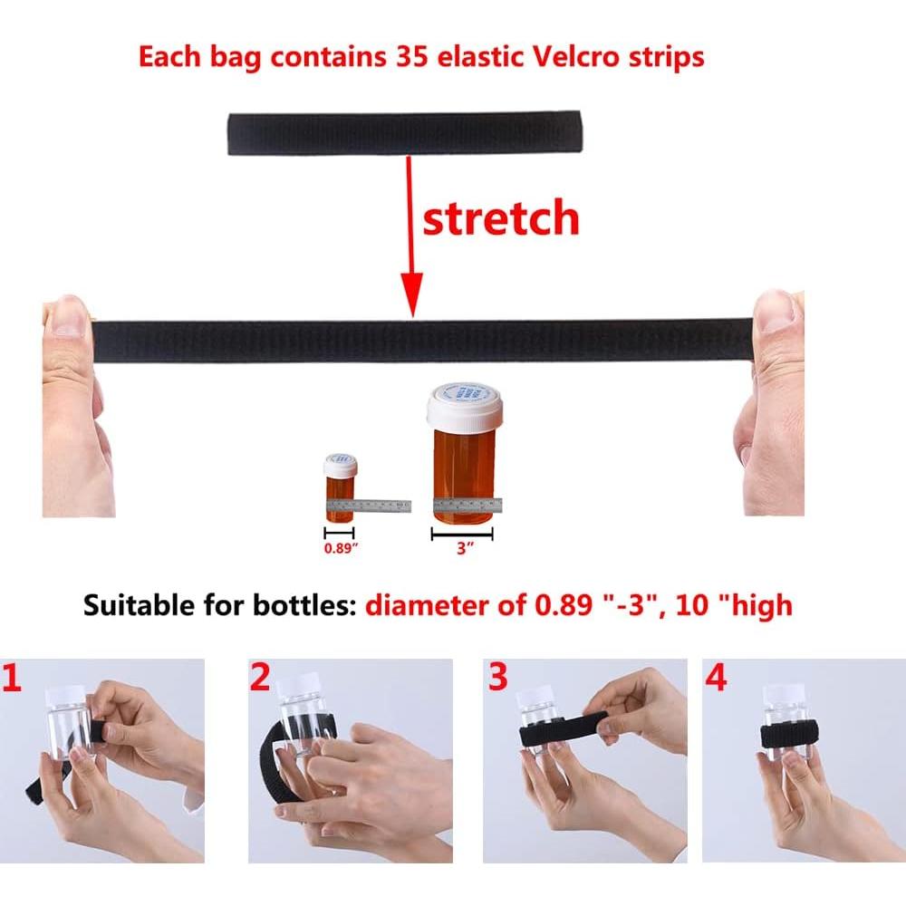 Organizador de Medicamentos Gatycallaty XL Gris 35 Botellas