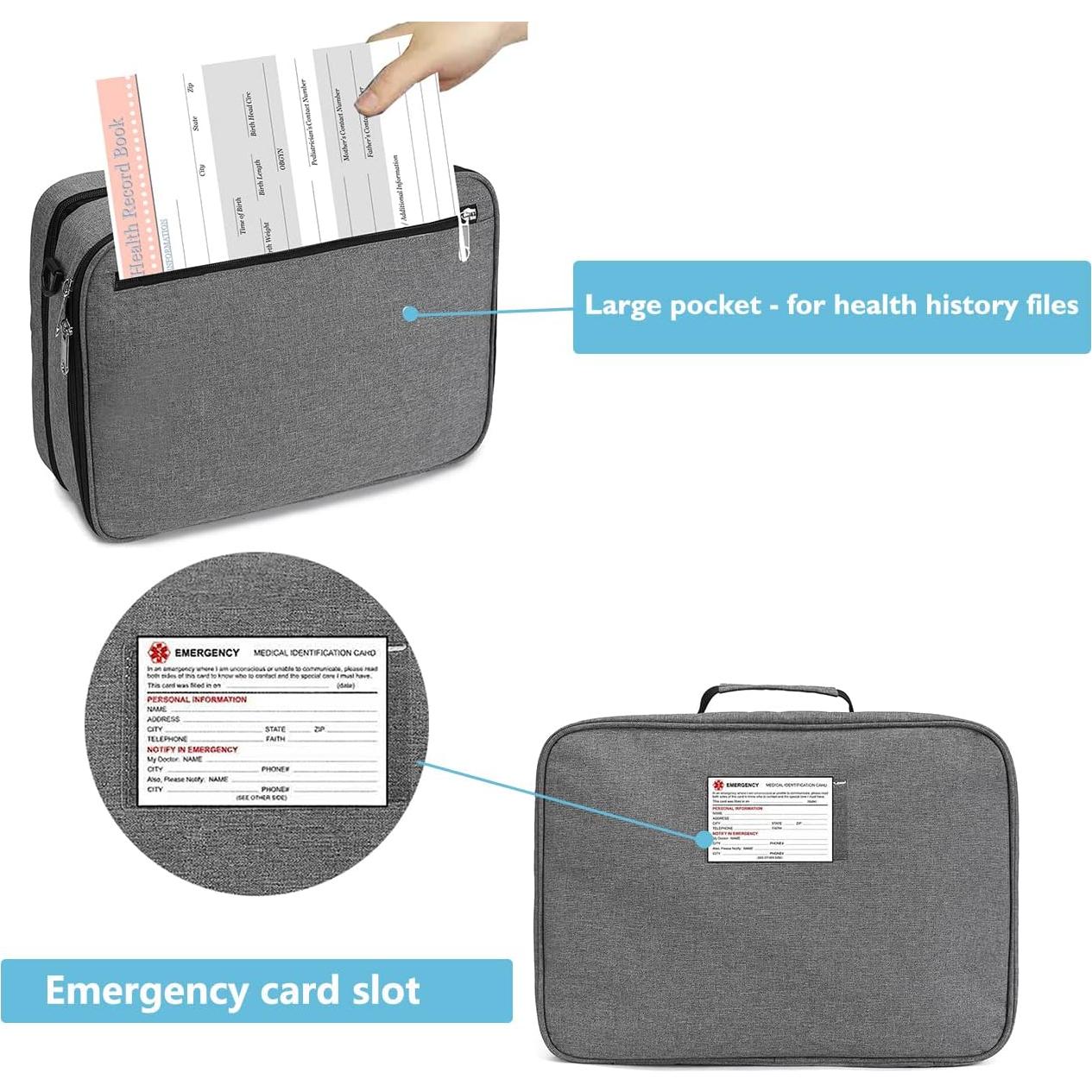 Organizador de Medicamentos Gatycallaty XL Gris 35 Botellas