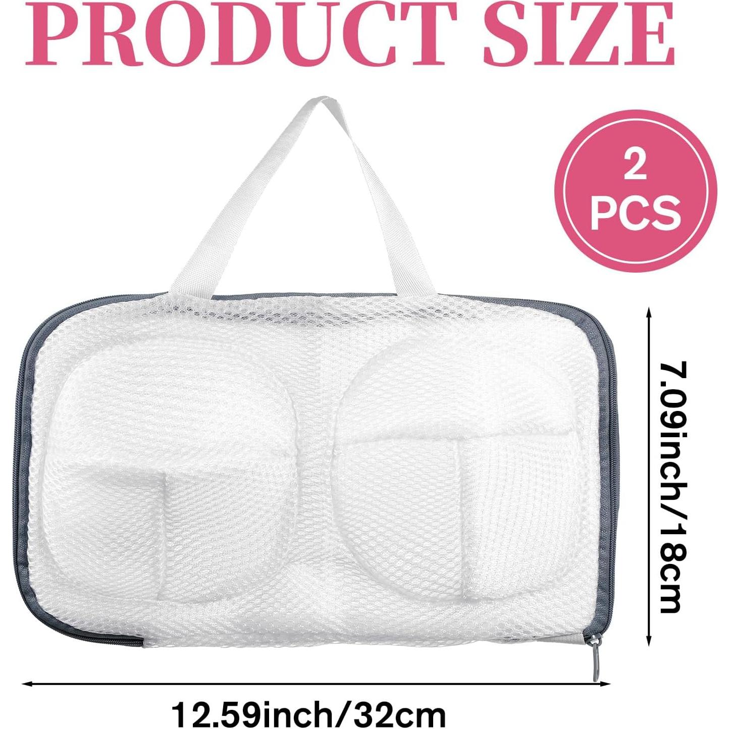2 Bolsas de Lavado para Sujetadores Trinkrittey 32x18cm