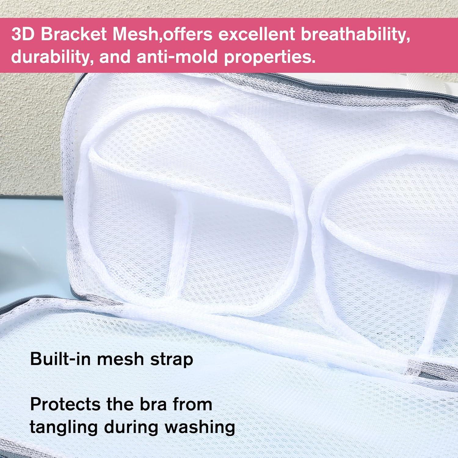 2 Bolsas de Lavado para Sujetadores Trinkrittey 32x18cm