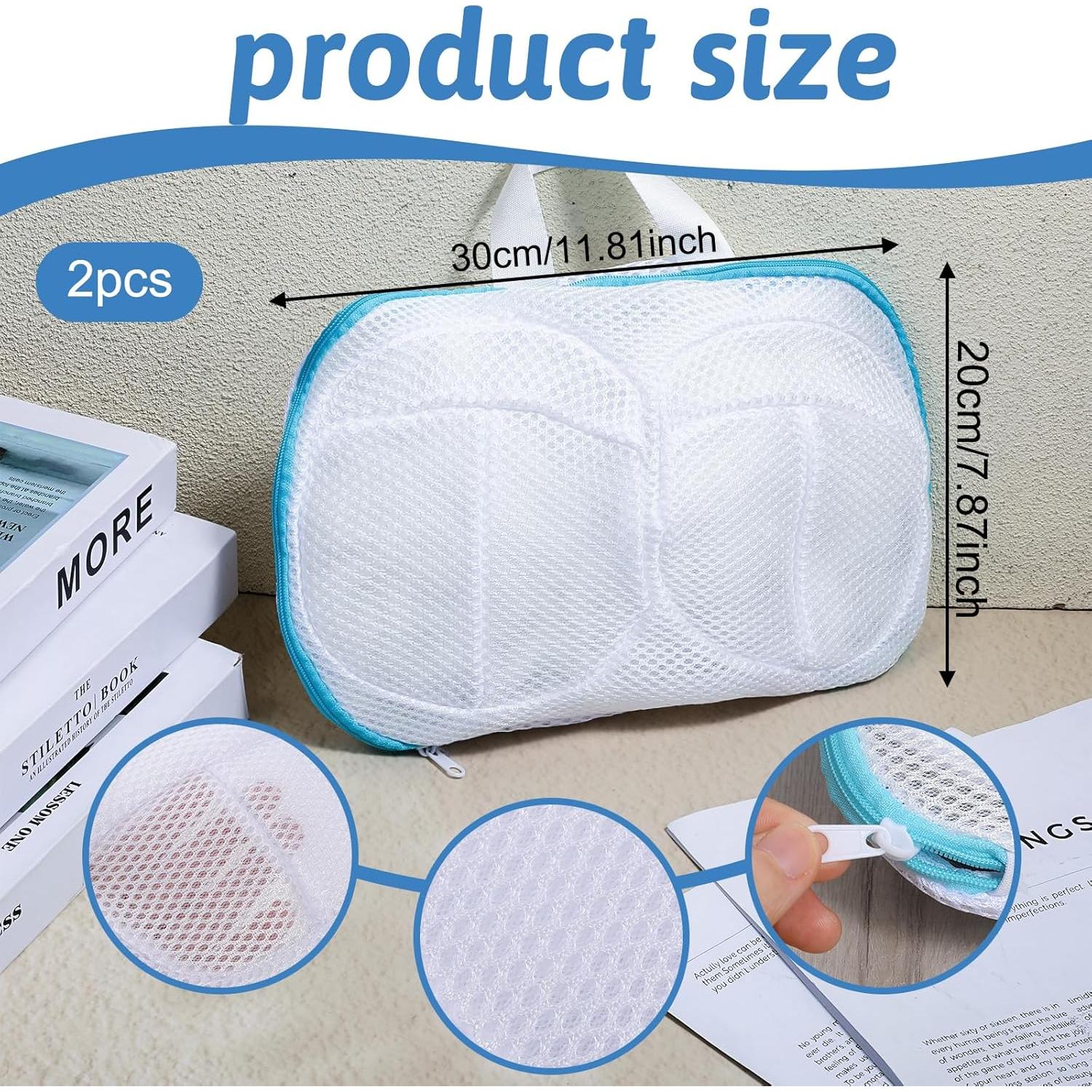 Juego de 2 bolsas de lavado para sujetadores Gsbnjuy 27x18 cm