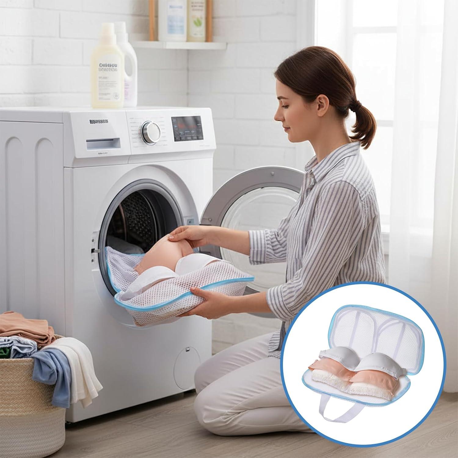 Juego de 2 bolsas de lavado para sujetadores Gsbnjuy 27x18 cm