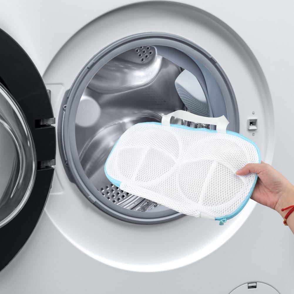 4 Bolsas de Lavado de Sujetadores LOQJSS - Malla Fina 34.5x20cm