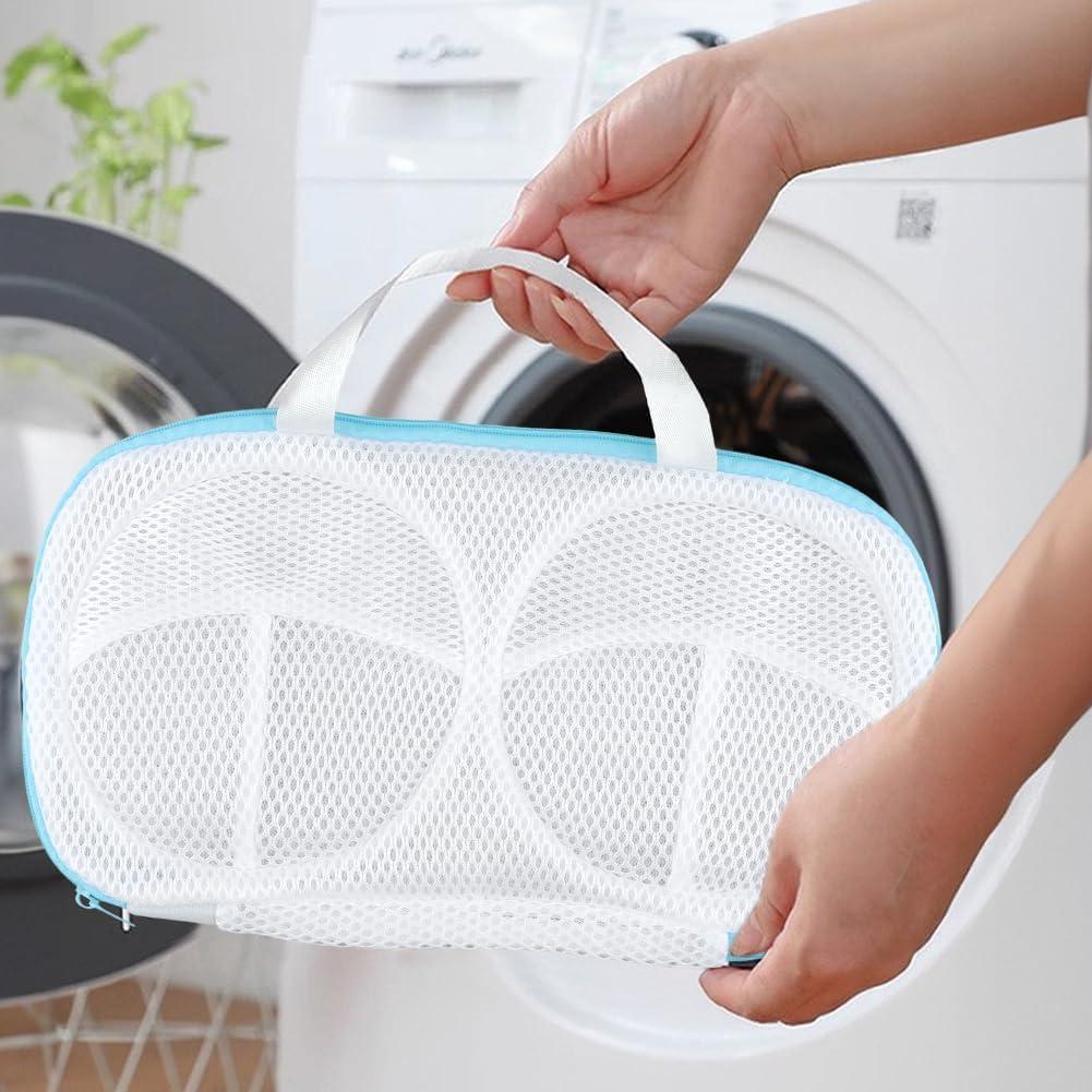 4 Bolsas de Lavado de Sujetadores LOQJSS - Malla Fina 34.5x20cm