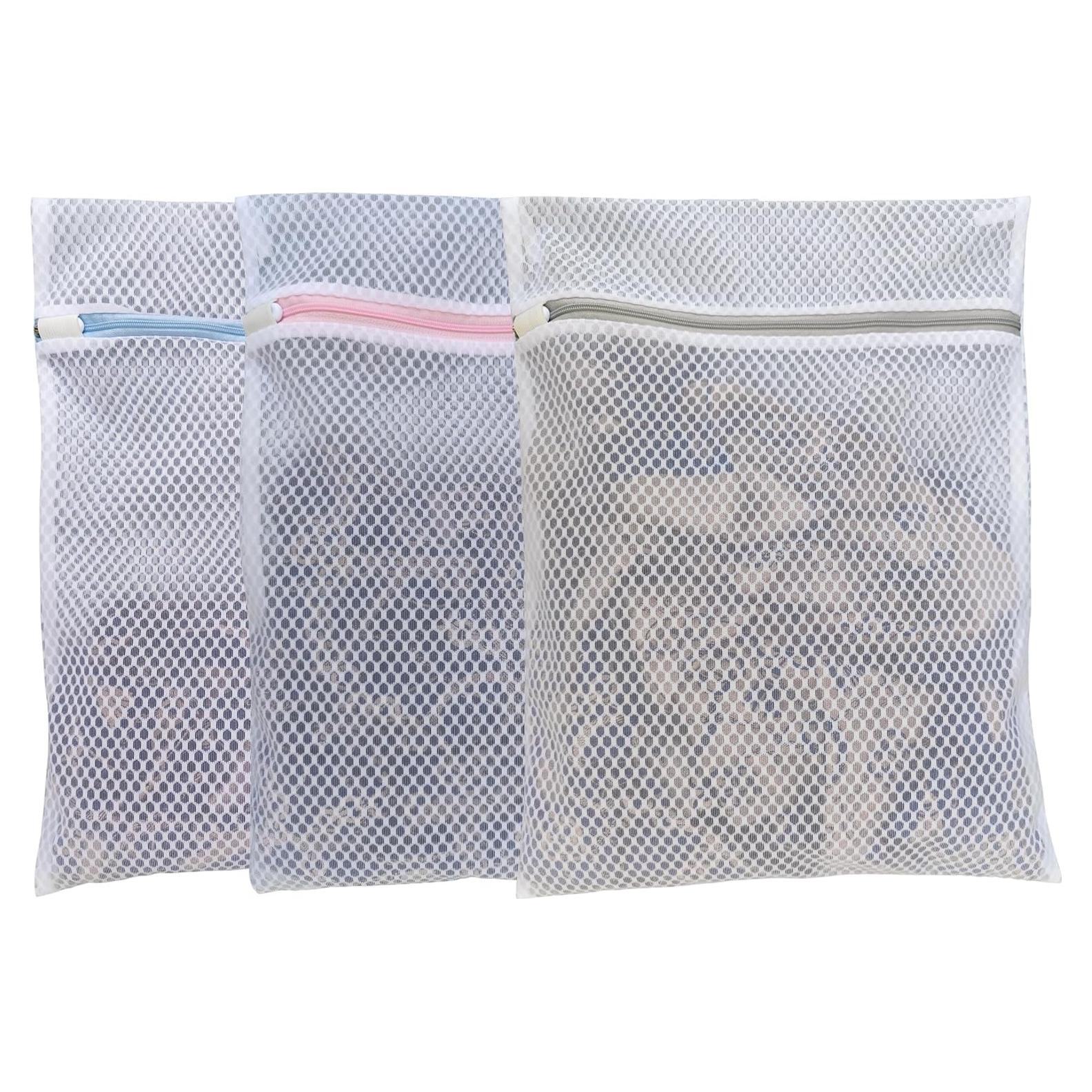Bolsas de Lavandería GEMLI Malla Panal - Paquete de 3 Medianas