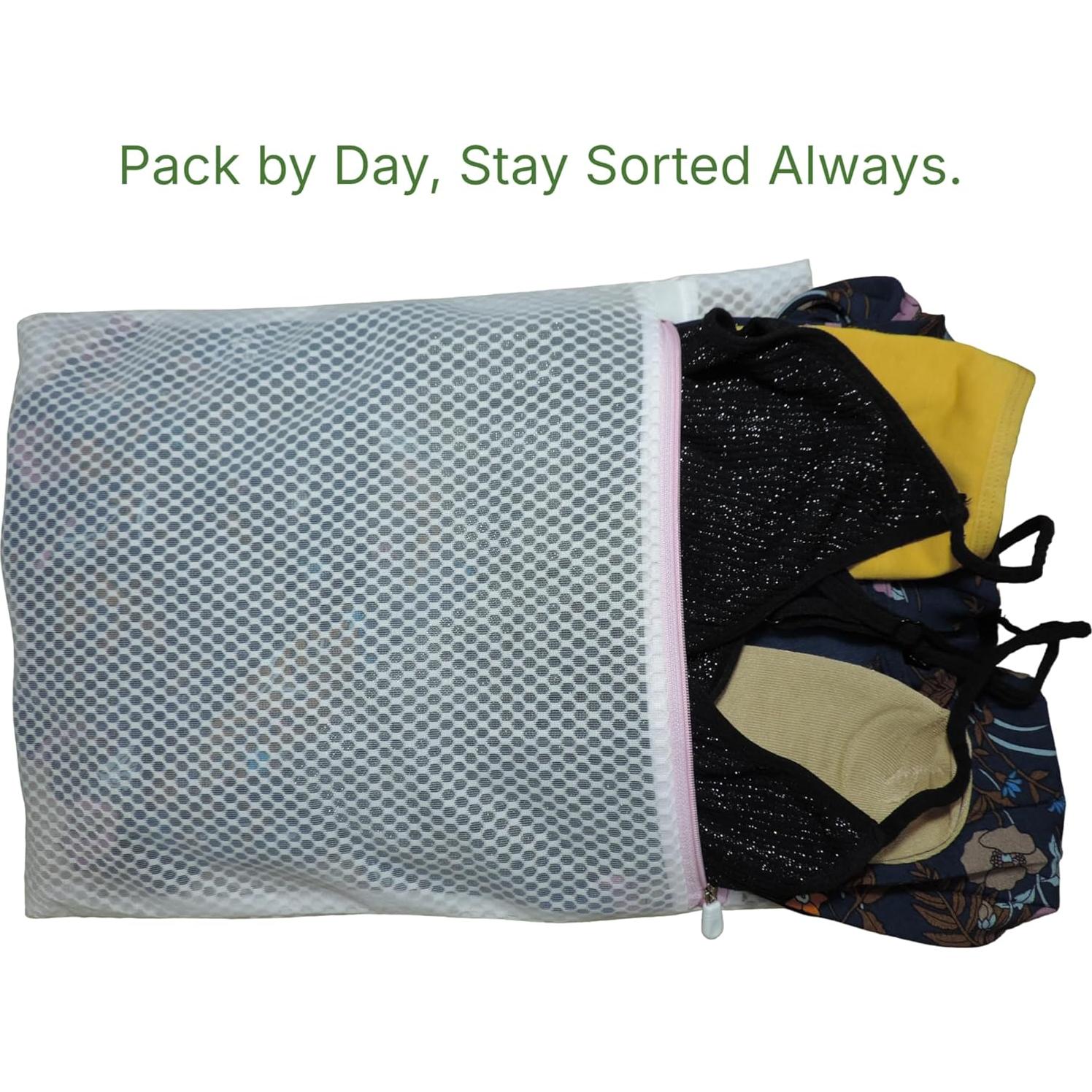 Bolsas de Lavandería GEMLI Malla Panal - Paquete de 3 Medianas