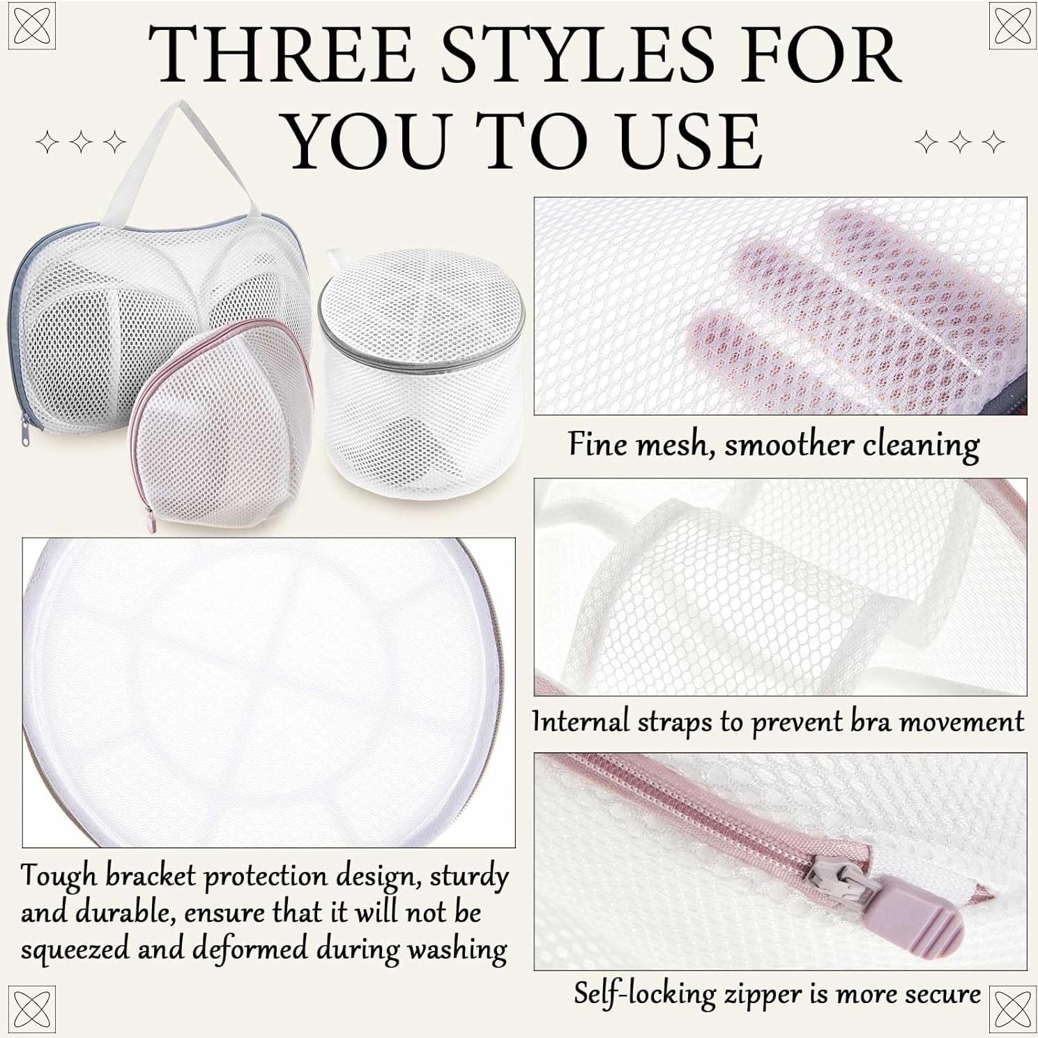 Bolsas de Lavado para Sujetadores SATINIOR 6 Piezas Malla