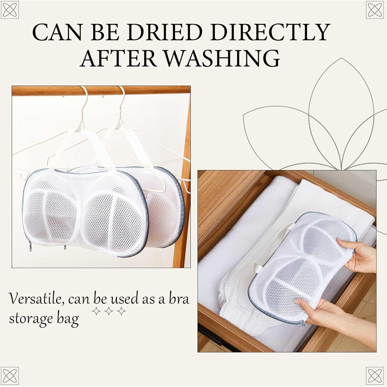 Bolsas de Lavado para Sujetadores SATINIOR 6 Piezas Malla