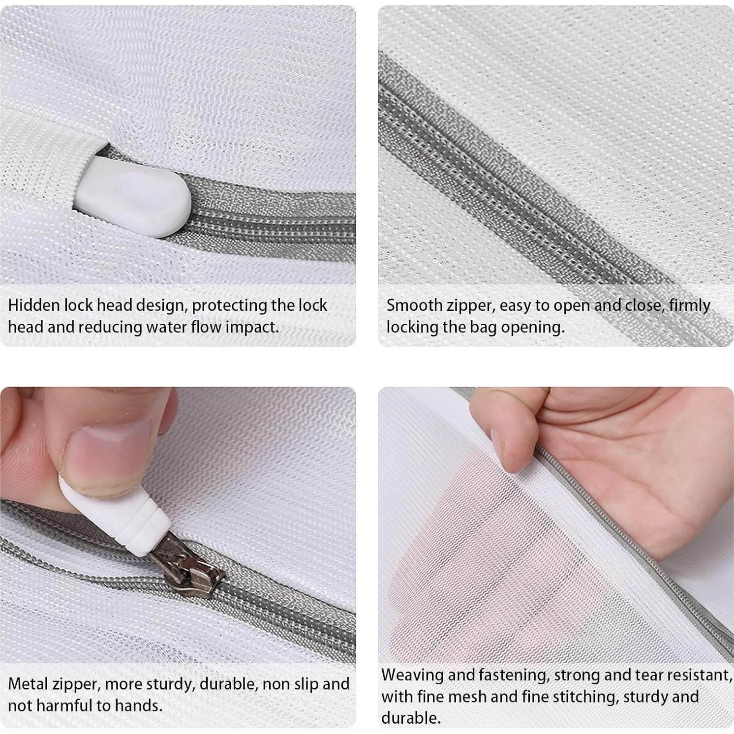 8 Bolsas de Lavandería de Malla NarangOrnt para Delicados