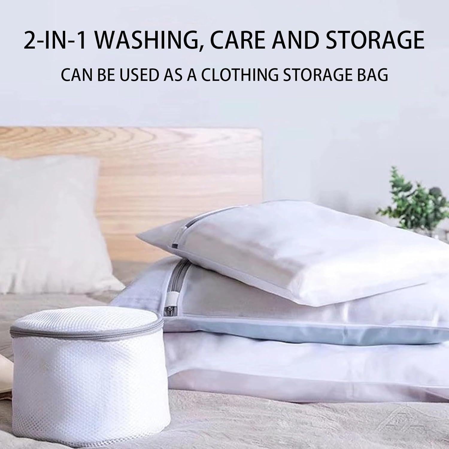 8 Bolsas de Lavandería de Malla NarangOrnt para Delicados