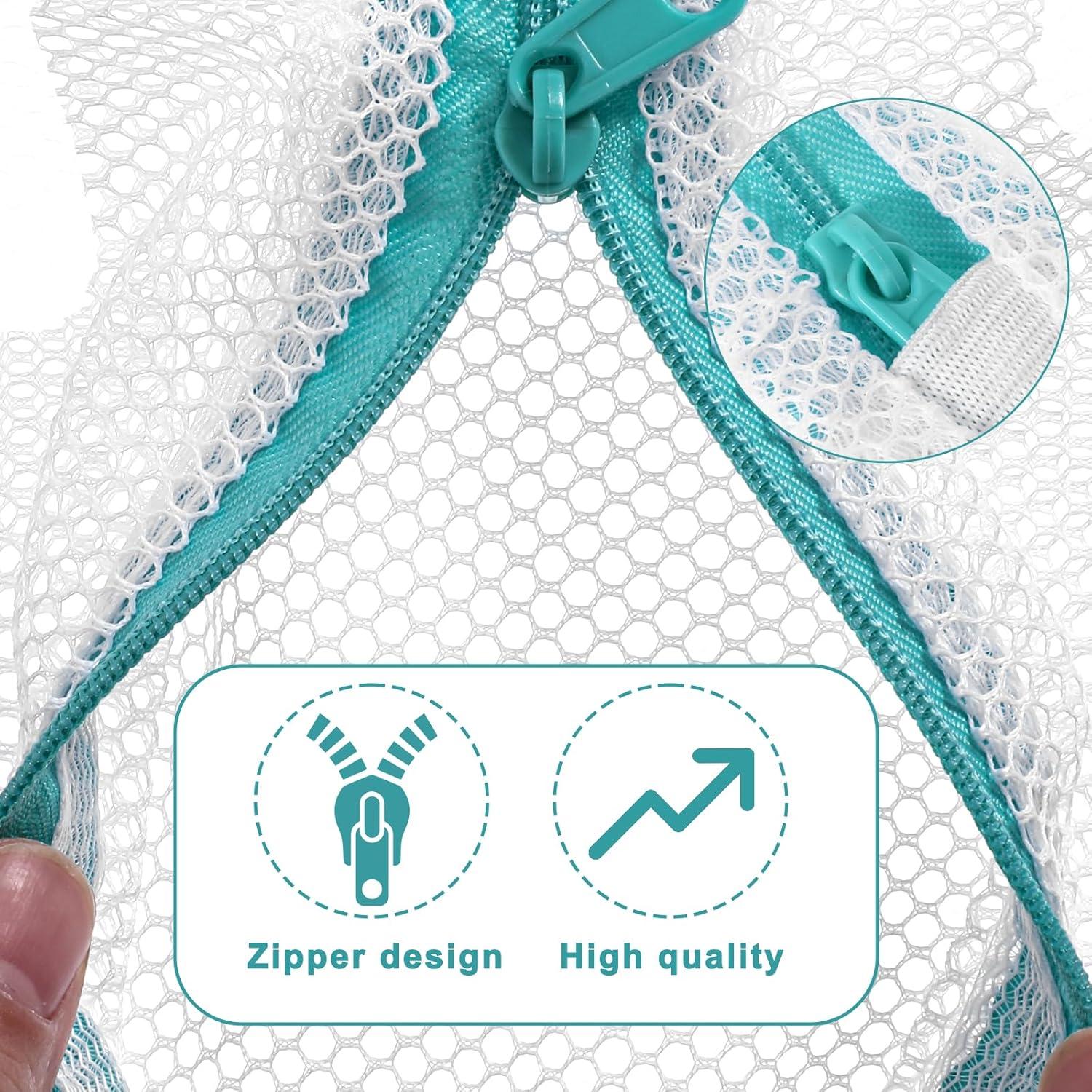 3 Bolsas de Malla para Lavandería Tweruna 30x40 cm Cremallera