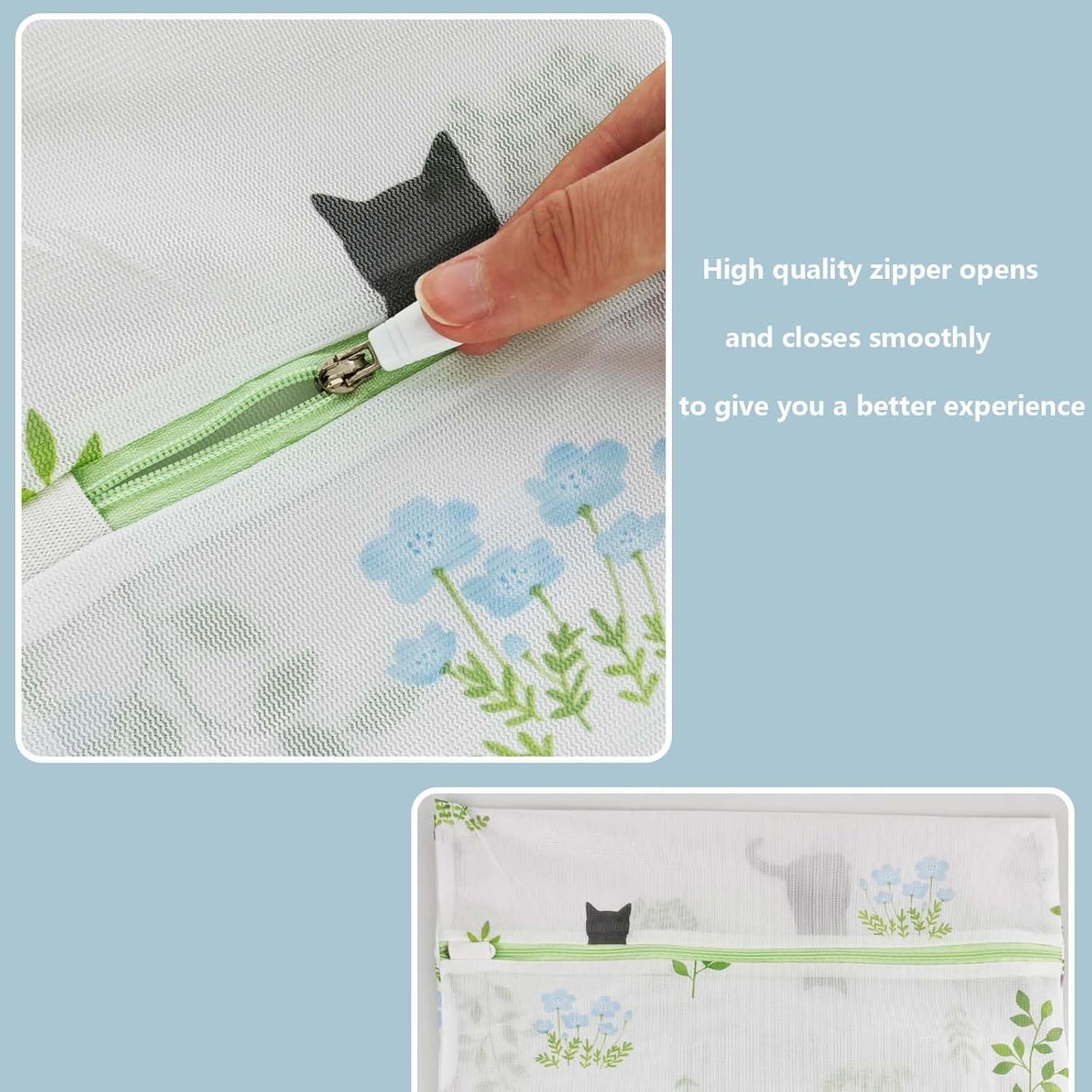 Juego de 6 bolsas de lavandería de malla GRSECPO - XL/L/M/S/Cilíndrica/Bra