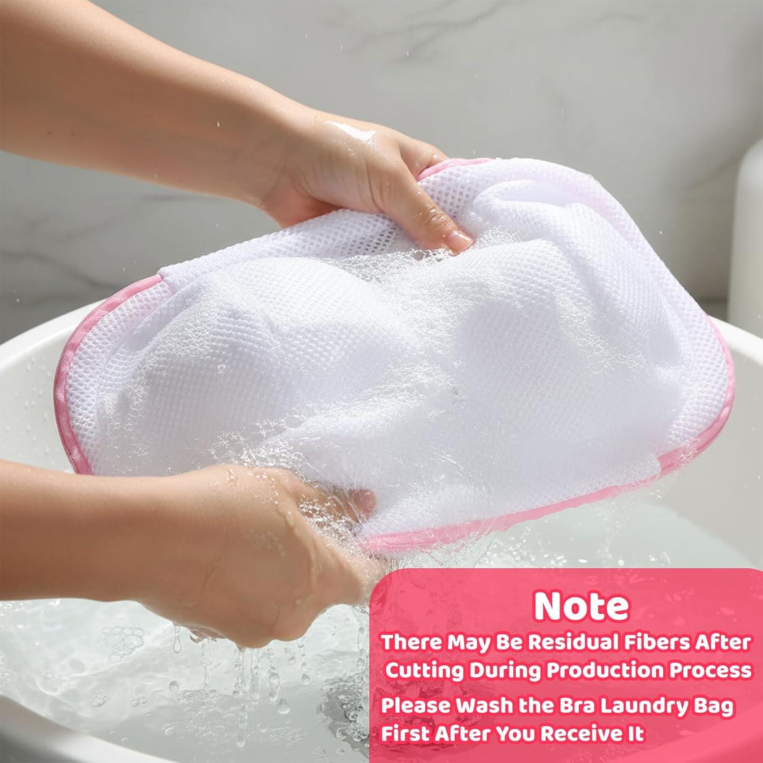 Paquete de 2 Bolsas de Lavado Ptwola para Sujetadores 38x26cm