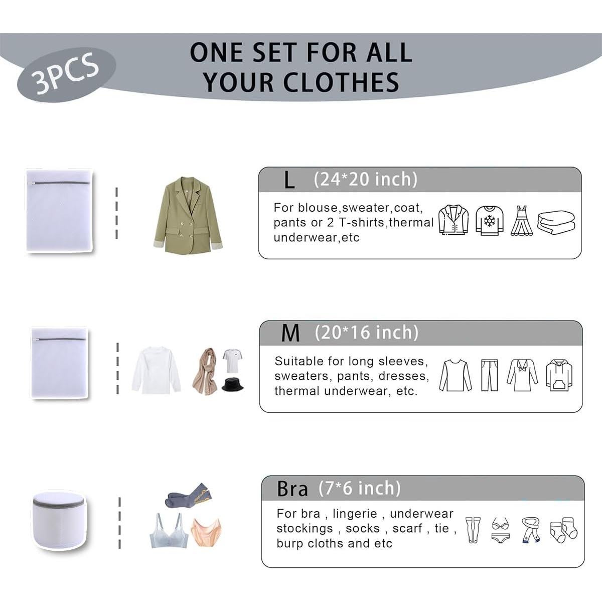 Bolsa de Lavado de Zapatos UGMLT - 2 Unidades Reutilizables