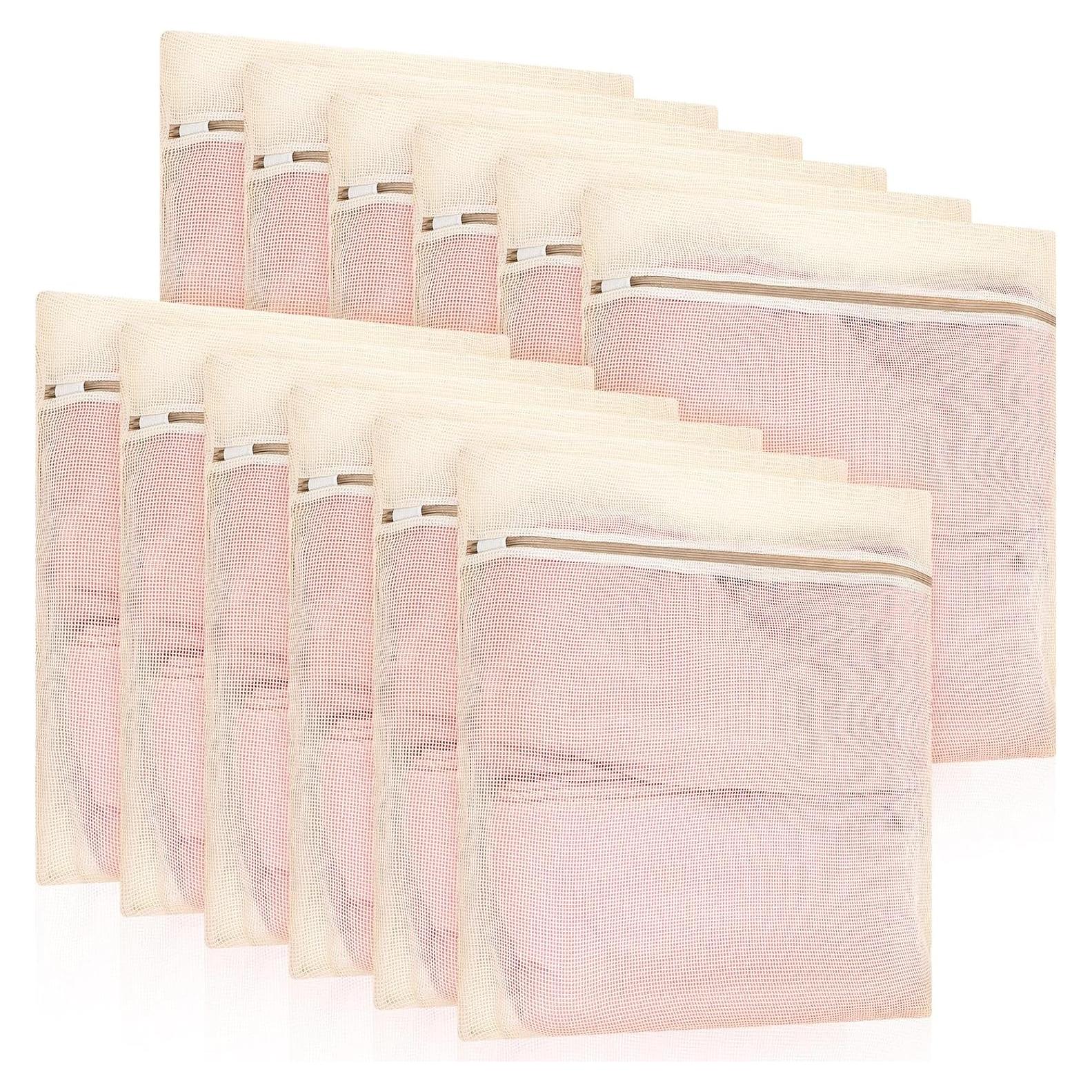 12 Bolsas de Lavandería de Algodón Orgánico Reallnaive 50x60cm