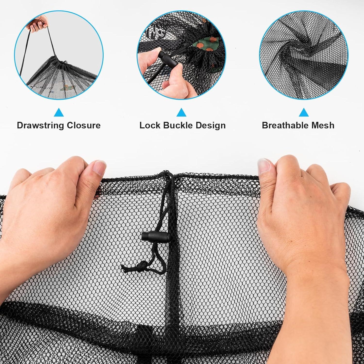 Paquete de 2 Bolsas de Lavandería de Malla ZHEWTOEN 61x91 cm