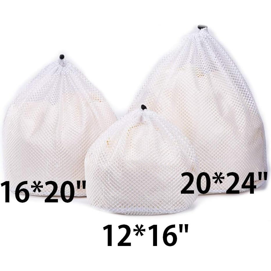 Juego de 3 bolsas de lavado LKERLAN para prendas delicadas