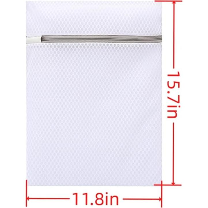 4 Bolsas de Lavandería de Malla WHTCHSU 30x40 cm Duraderas