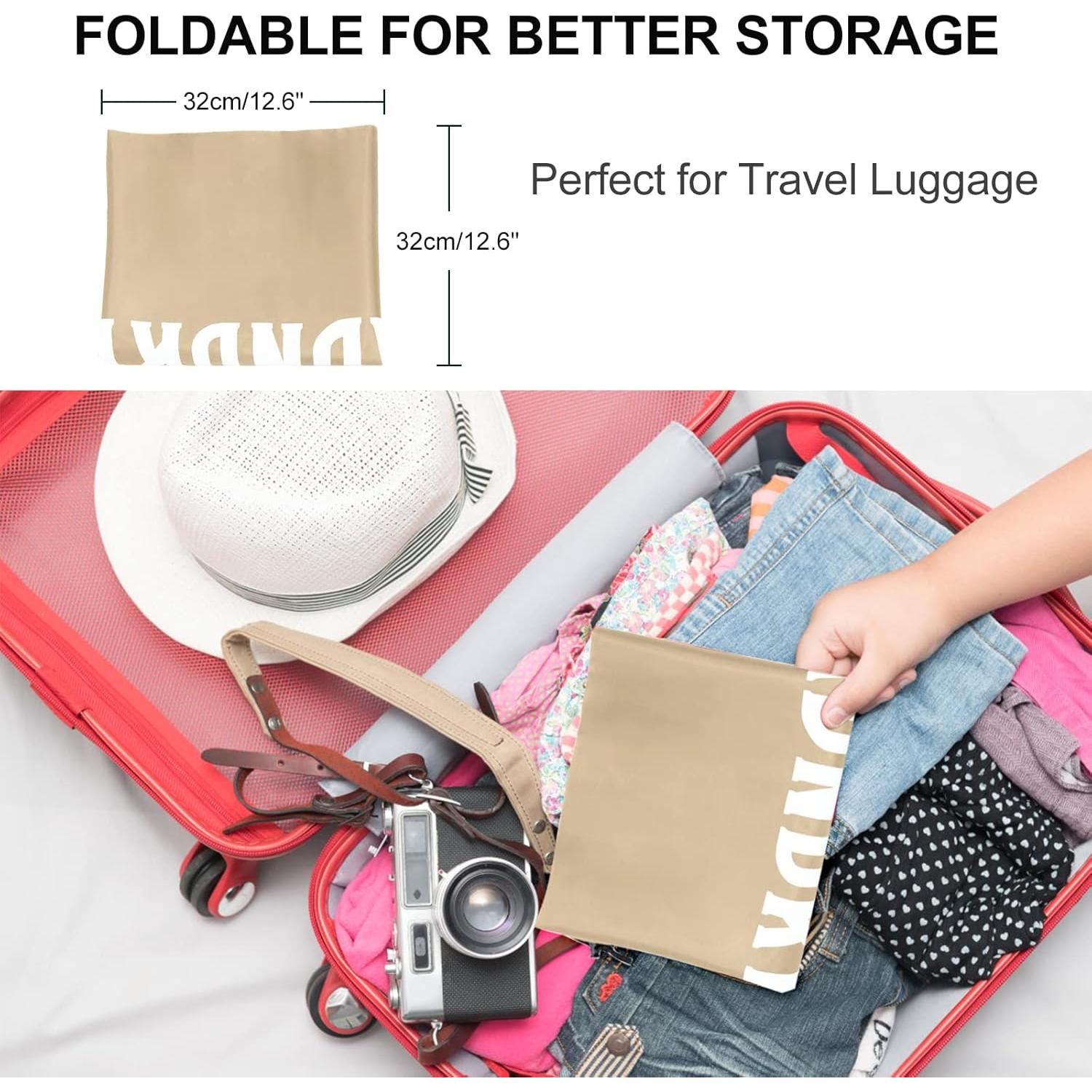 Bolsa de Lavandería XL Fiodrimy Caqui y Gris 61x91 cm 2 Unidades