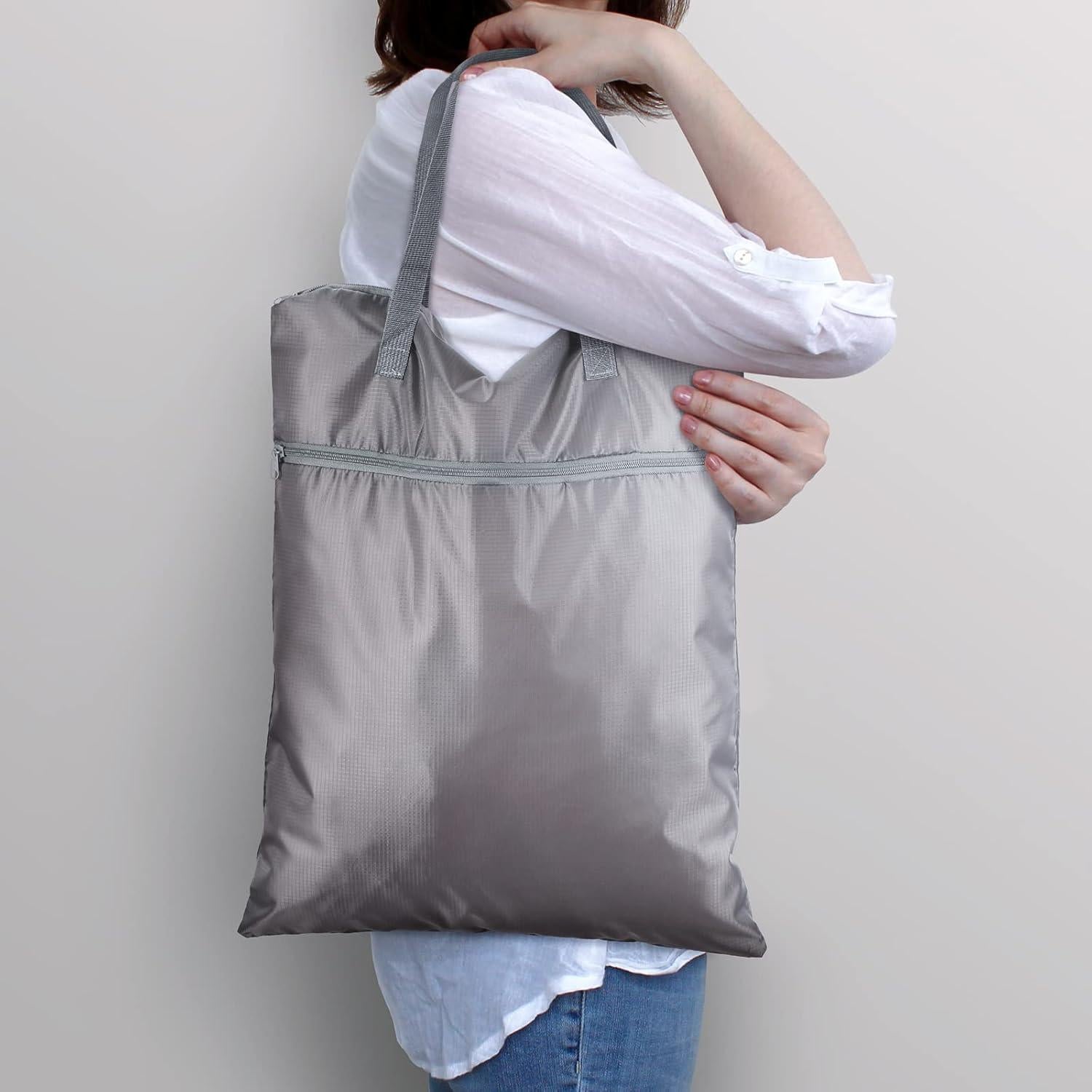 Oudain 2 Pcs Bolsa de Lavandería Impermeable 58L con Asa