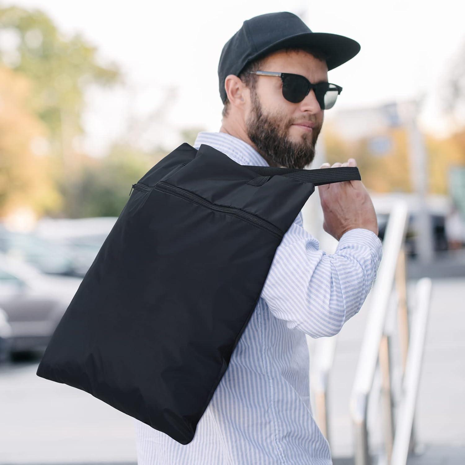 Oudain 2 Pcs Bolsa de Lavandería Impermeable 58L con Asa