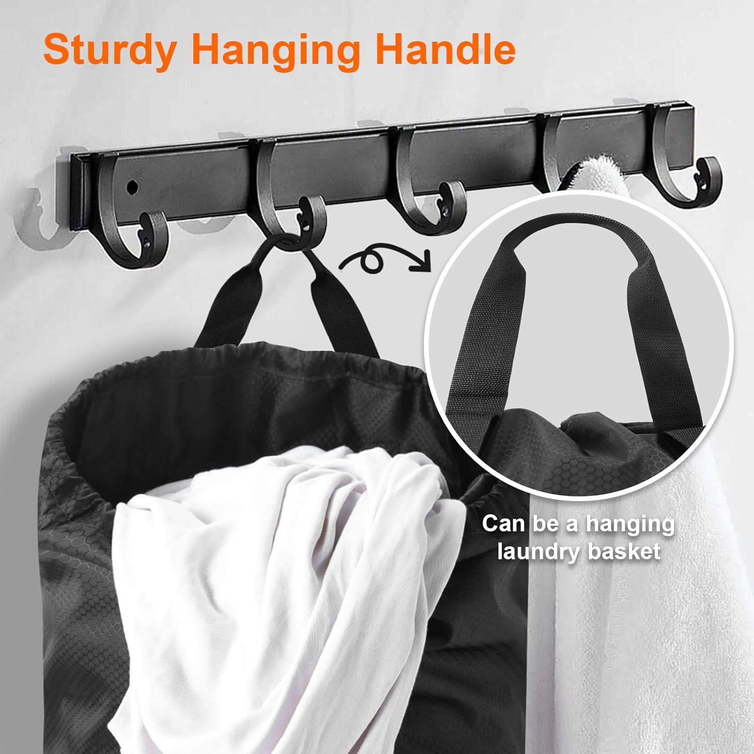 Mochila de Lavandería Femuar Negra 74 cm Resistente a Desgarros