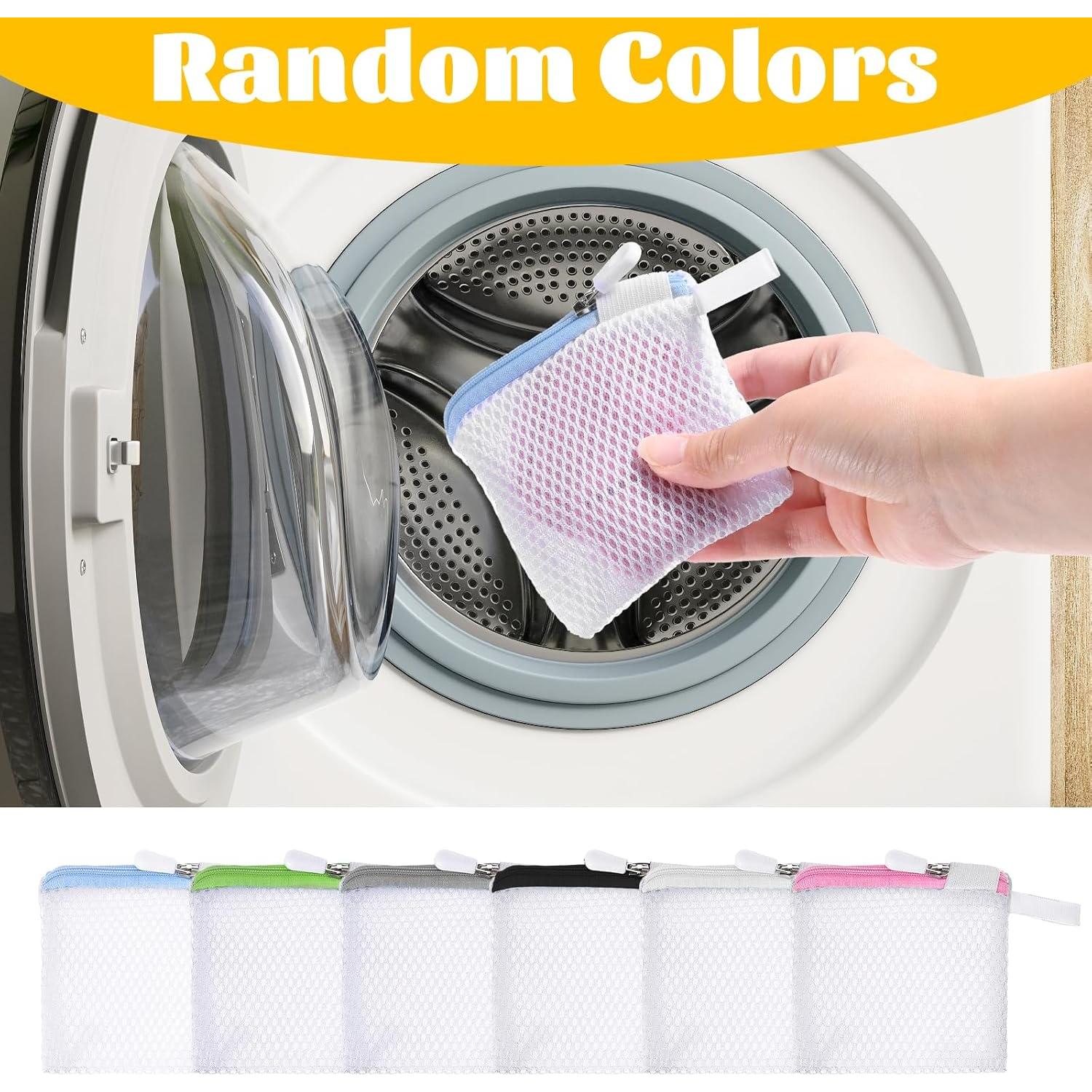 6 Bolsas de Malla para Lavandería QfwdfcTrenz 11x10 cm