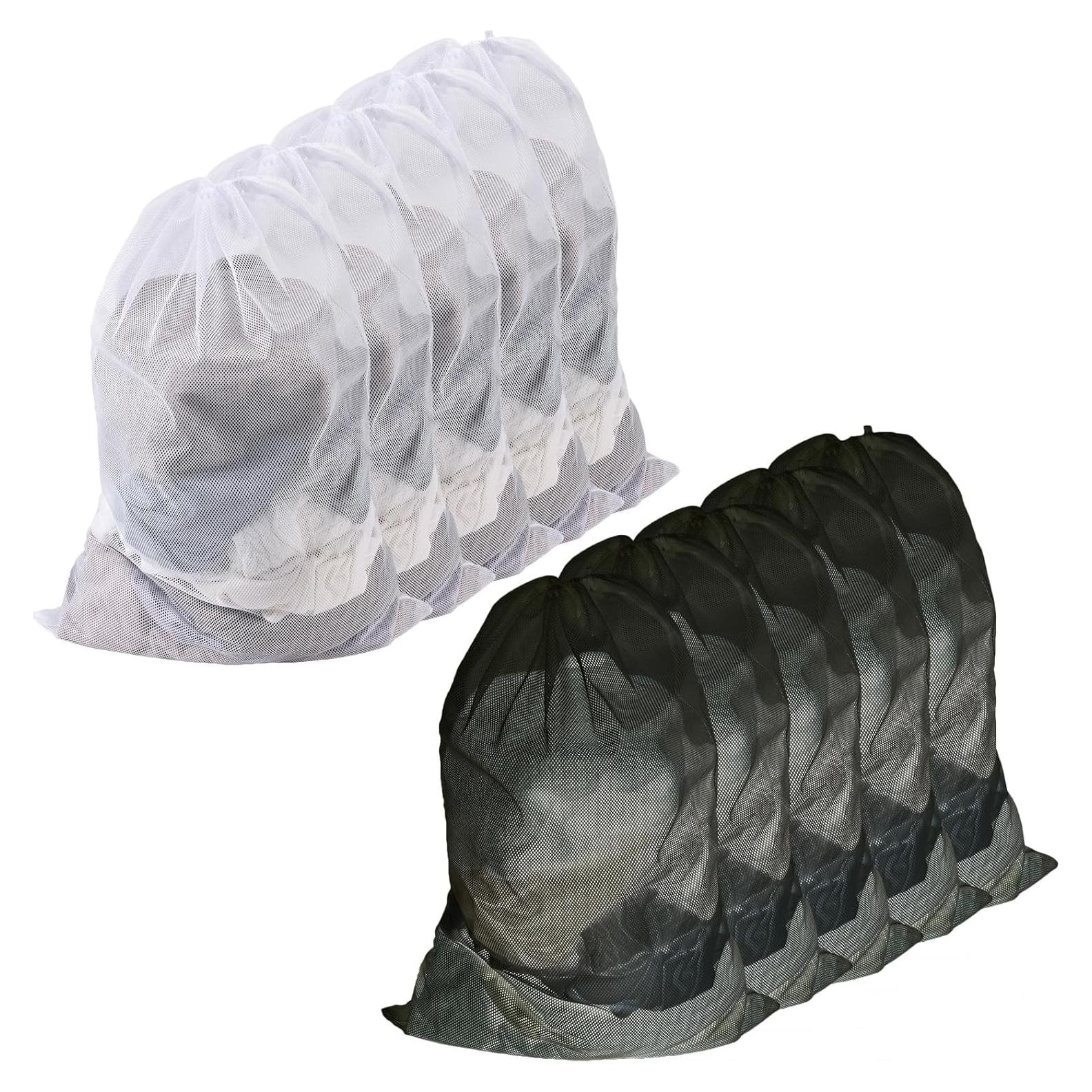 Paquete de 10 Bolsas de Lavandería de Malla Foivieide 61x91cm
