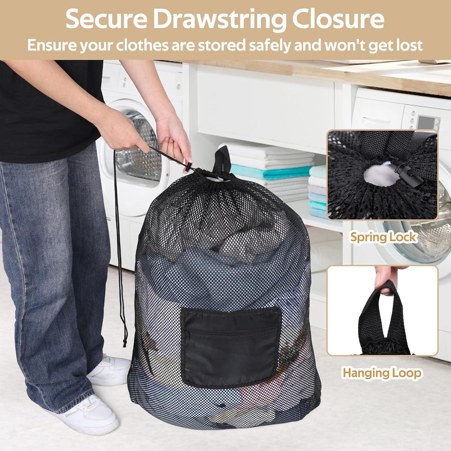 Bolsa de Lavandería de Malla OTraki 71 x 91.5 cm Negra