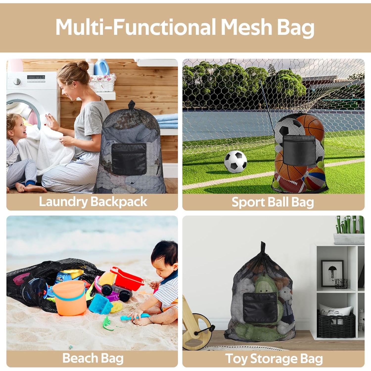 Bolsa de Lavandería de Malla OTraki 71 x 91.5 cm Negra