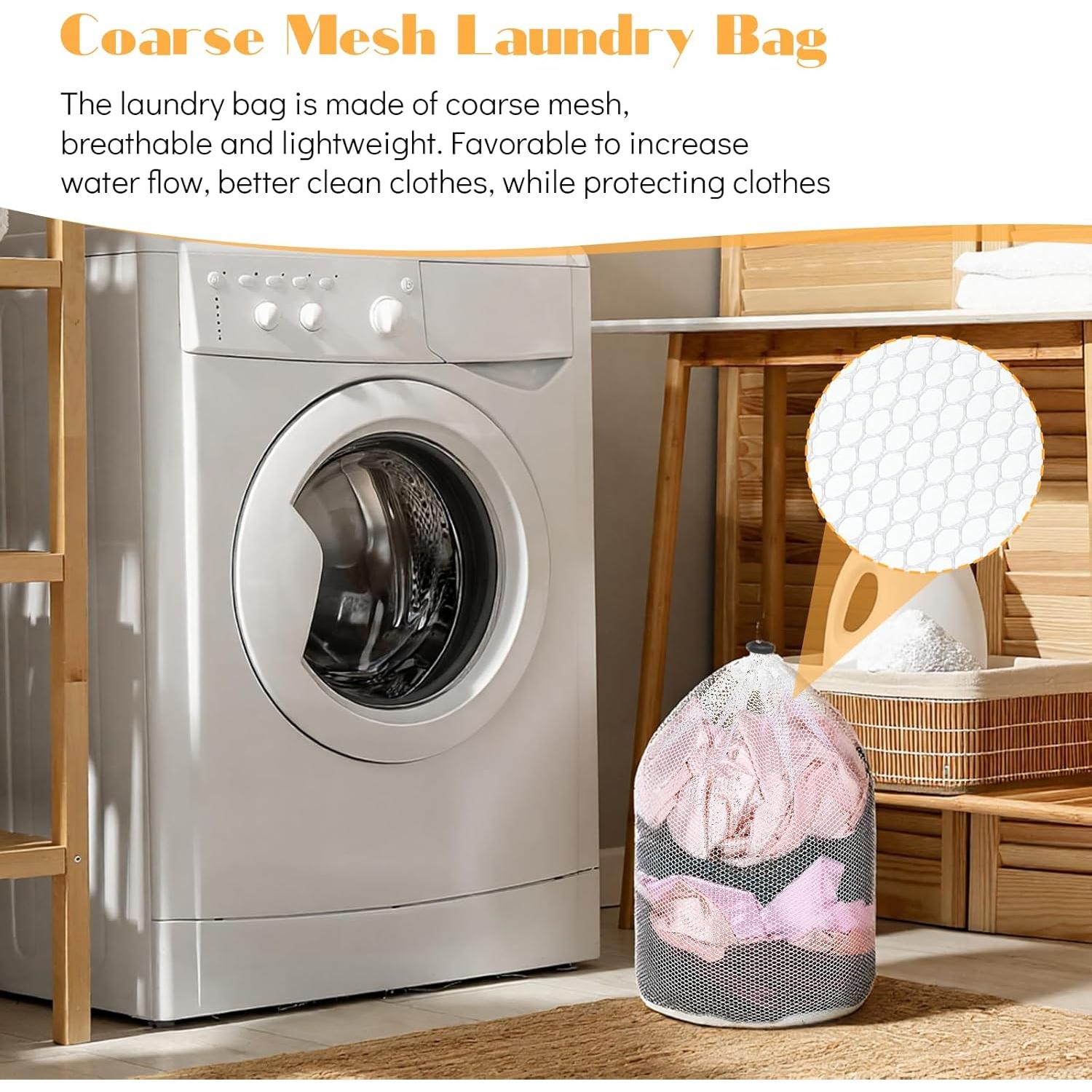 Bolsas de Lavandería de Malla ElevateTech 4 Pcs con Cierre