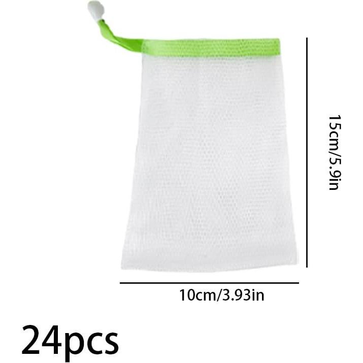 24 Bolsas Ahorra Jabón Lqwidyf con Cierre para Ducha 15x10cm