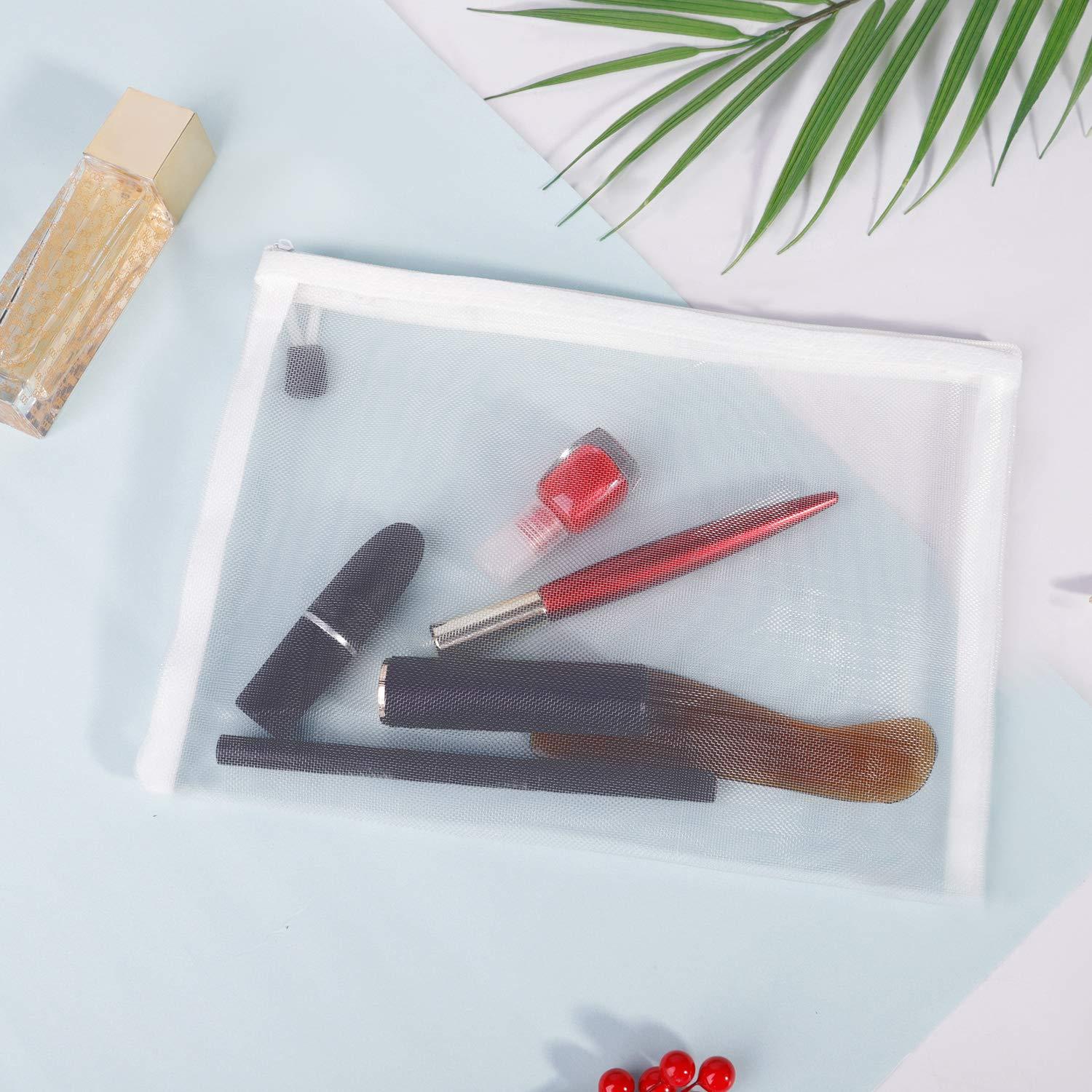 20 Bolsas de Malla con Cremallera Puchifoda 24x18 cm Blancas