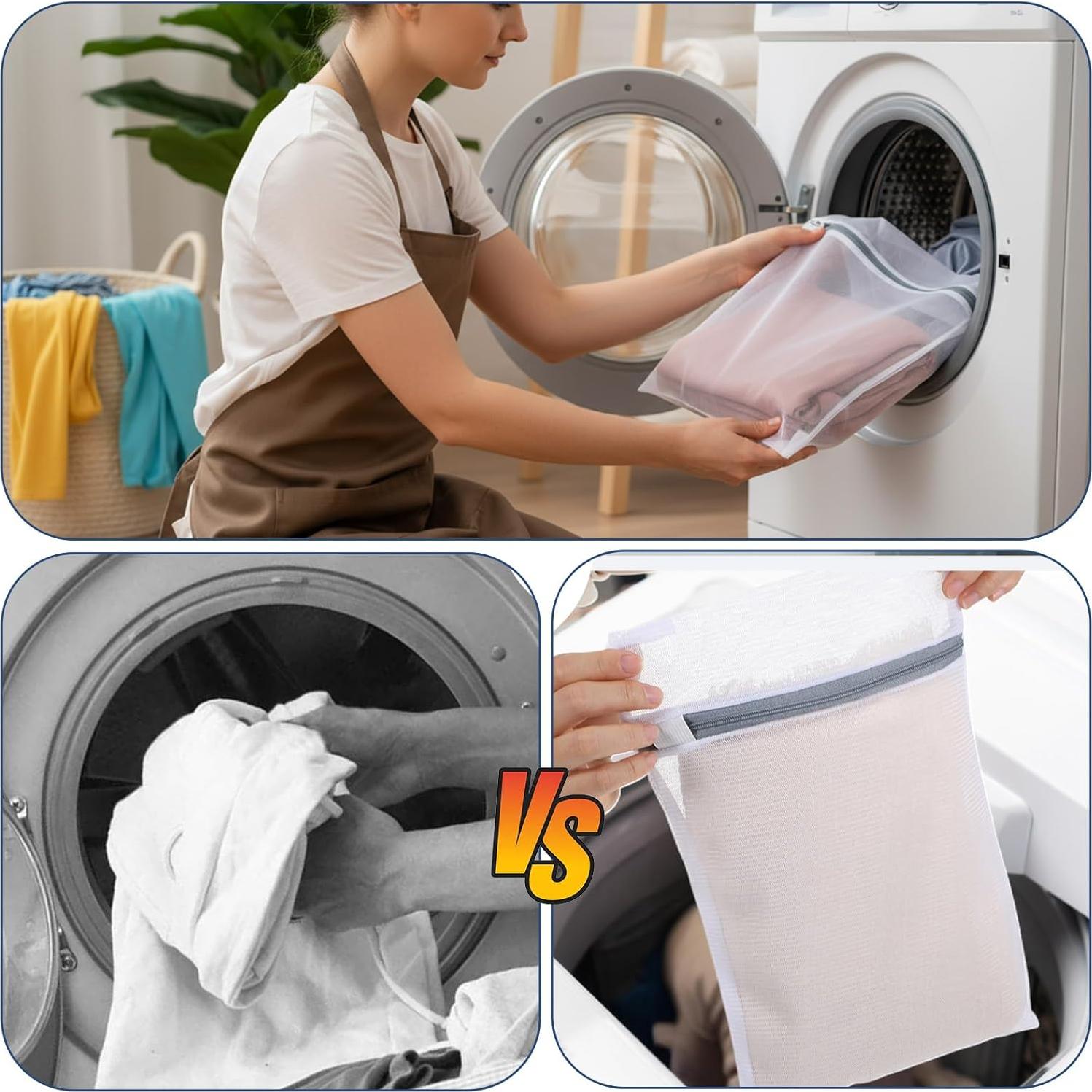 Juego de 3 Bolsas de Malla para Lavandería Nogeqi - Delicados