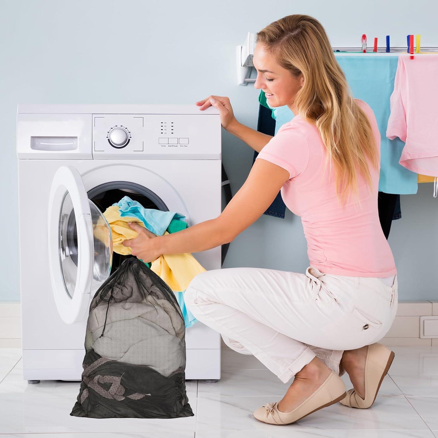 Set de 6 Bolsas de Lavandería de Malla Grandes ISTOOLCO 89x61cm