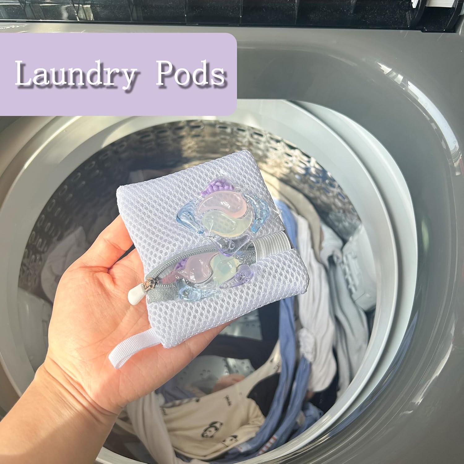 4 Bolsas Antiadherentes para Cápsulas de Lavandería XLANMAY