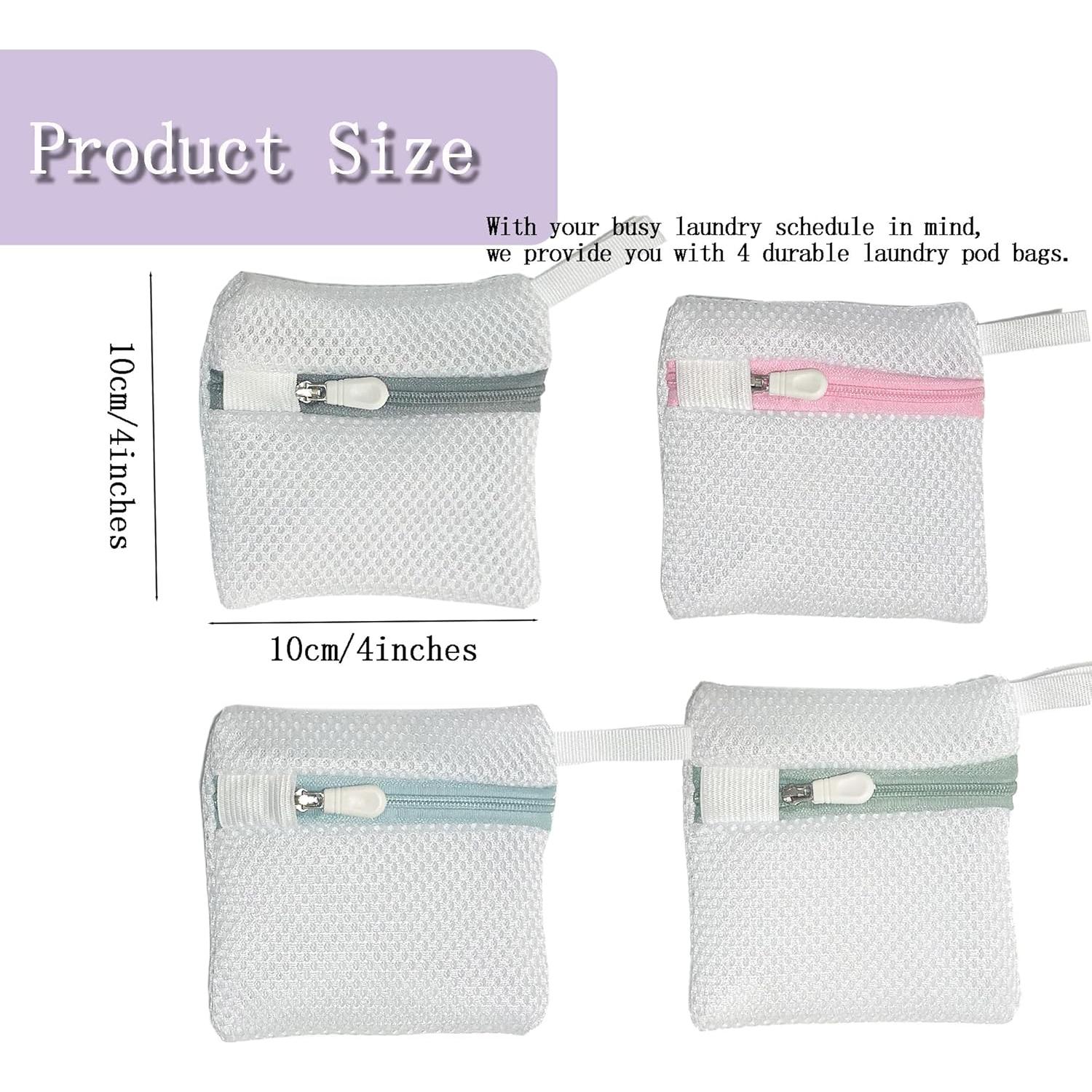 4 Bolsas Antiadherentes para Cápsulas de Lavandería XLANMAY